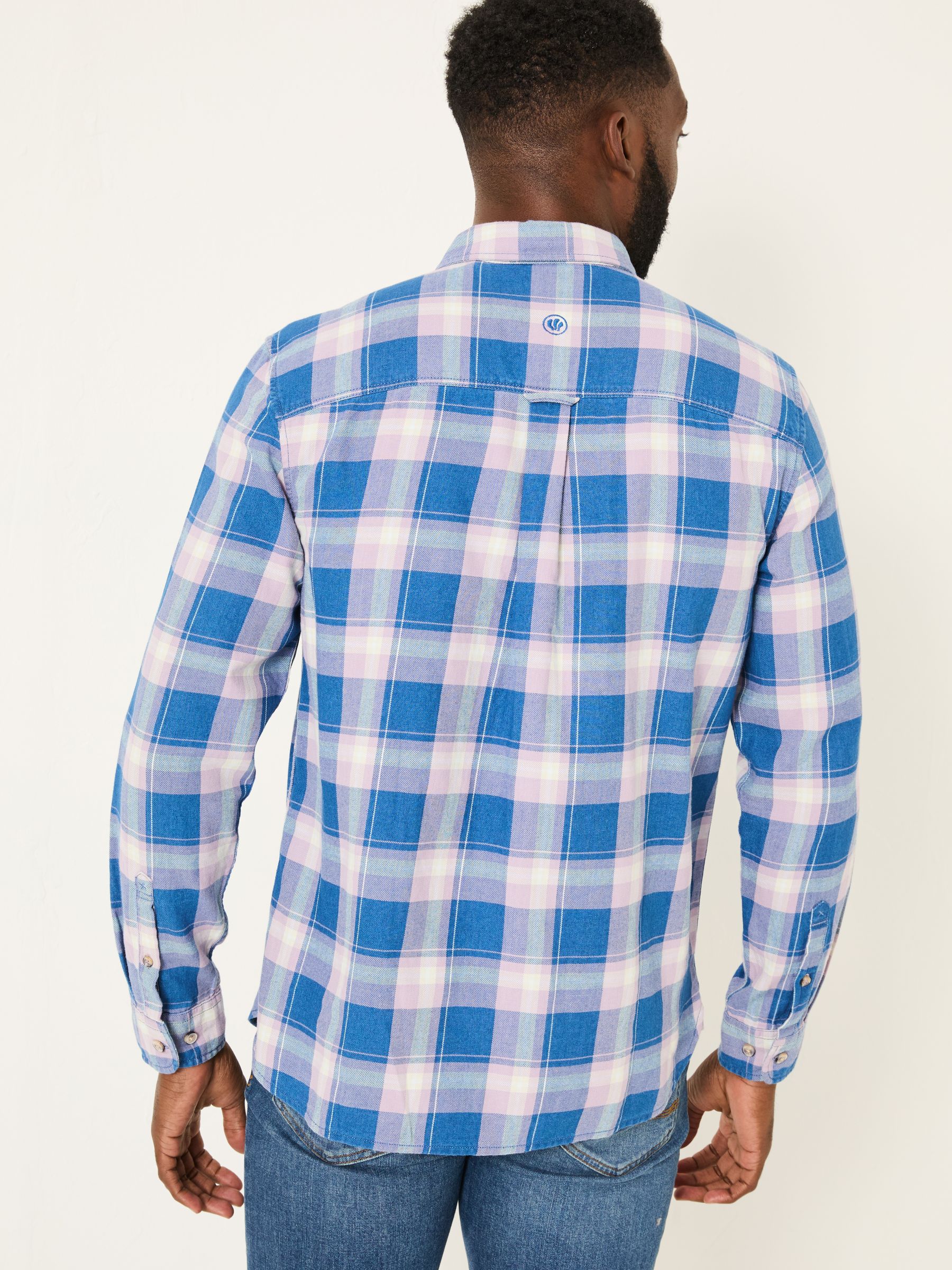 Lilac Purple Long Sleeve Mead Check Shirt - Image 2 of 5