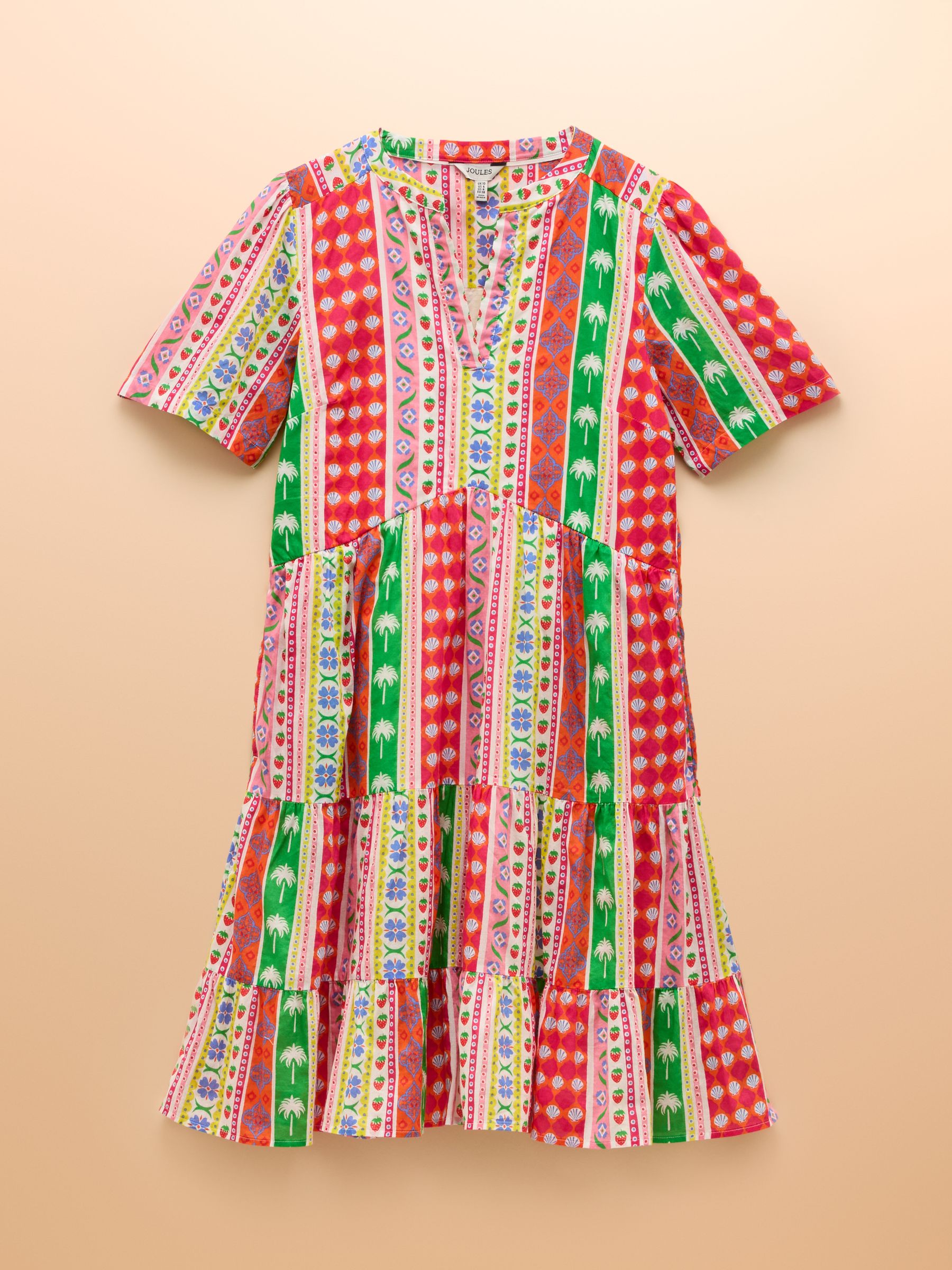 Ariella Multi Cotton Tiered Dress - Image 7 of 7