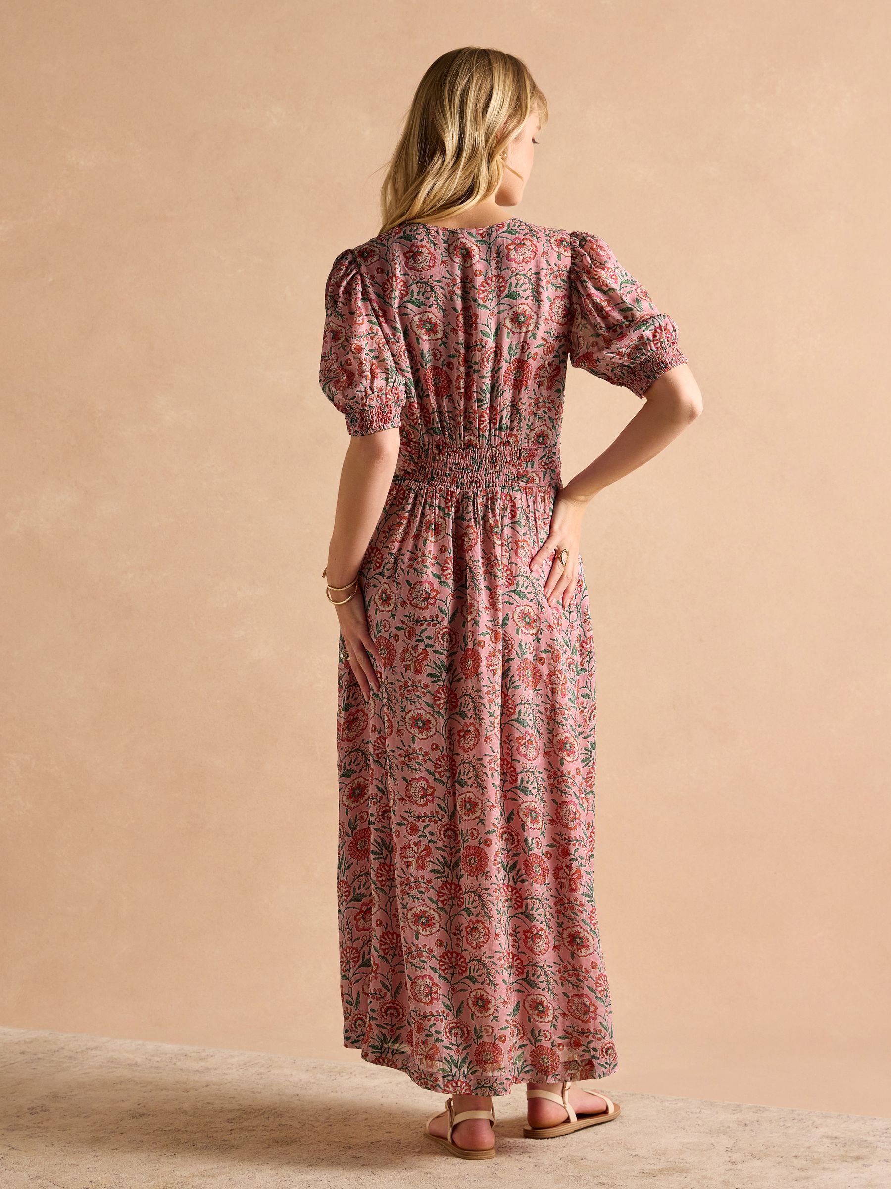 Hannah Pink Maxi Dress - Image 2 of 7