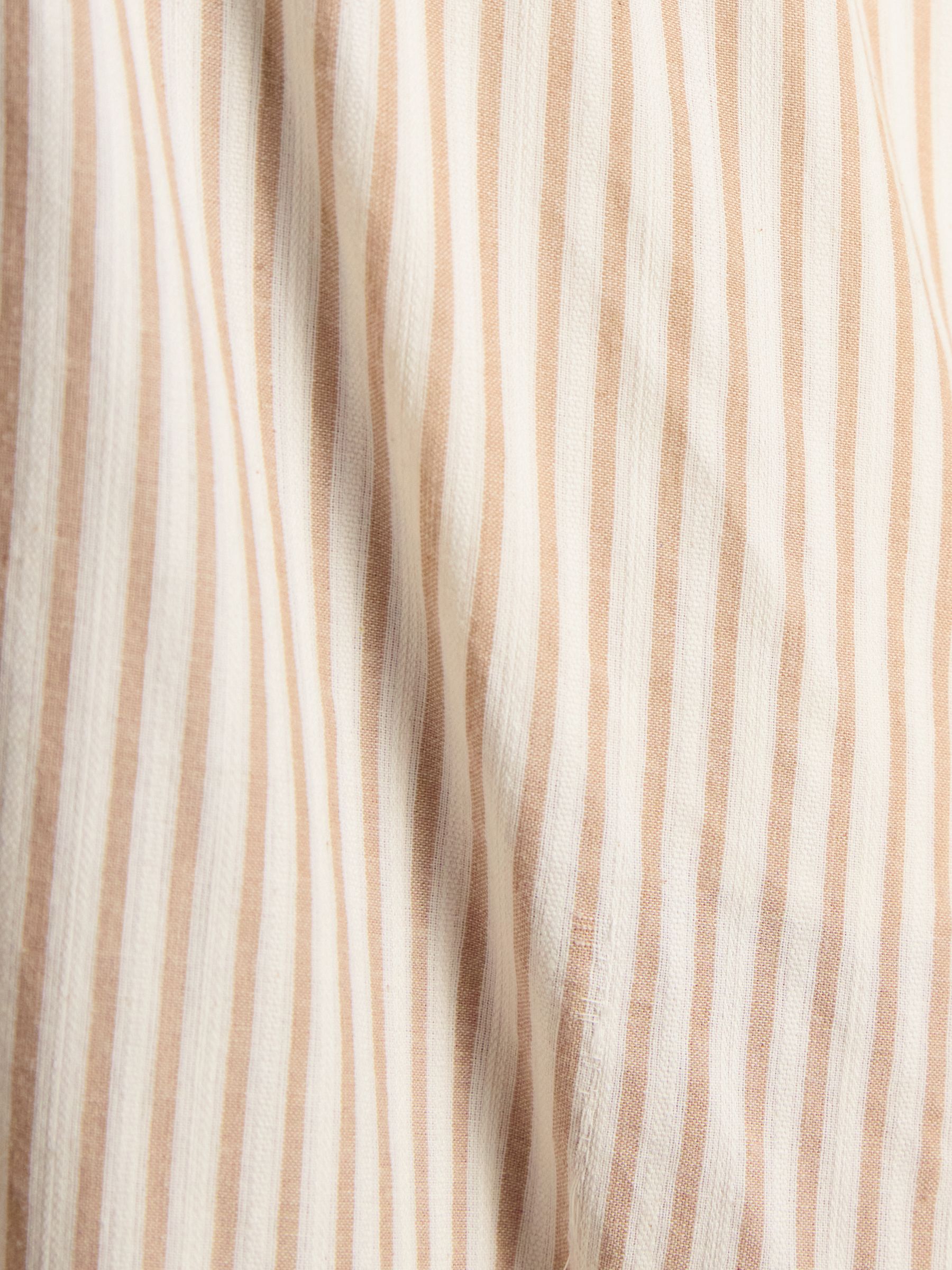 Gracie Tan Brown Button Down Midi Dress - Image 7 of 10