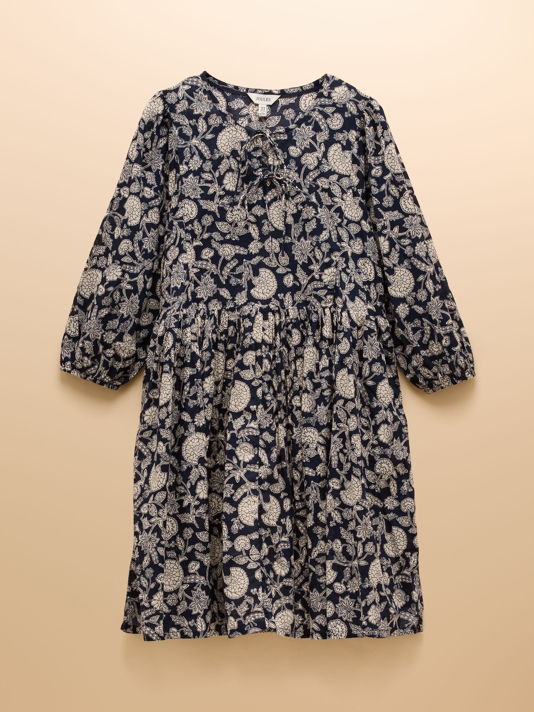 Nelly Navy Tie Front Dress - Image 8 of 8