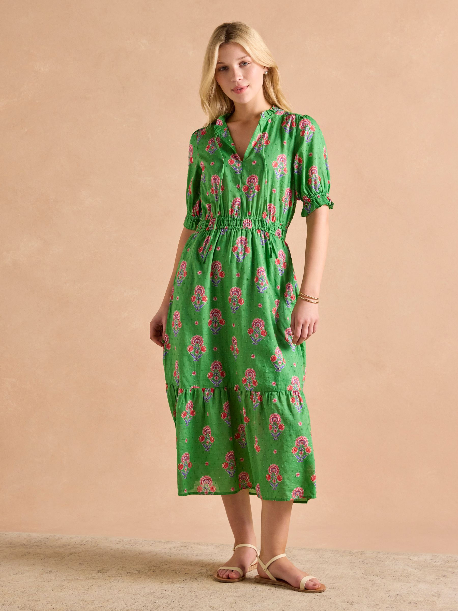 Larissa Green Textured Sundress - Image 4 of 6