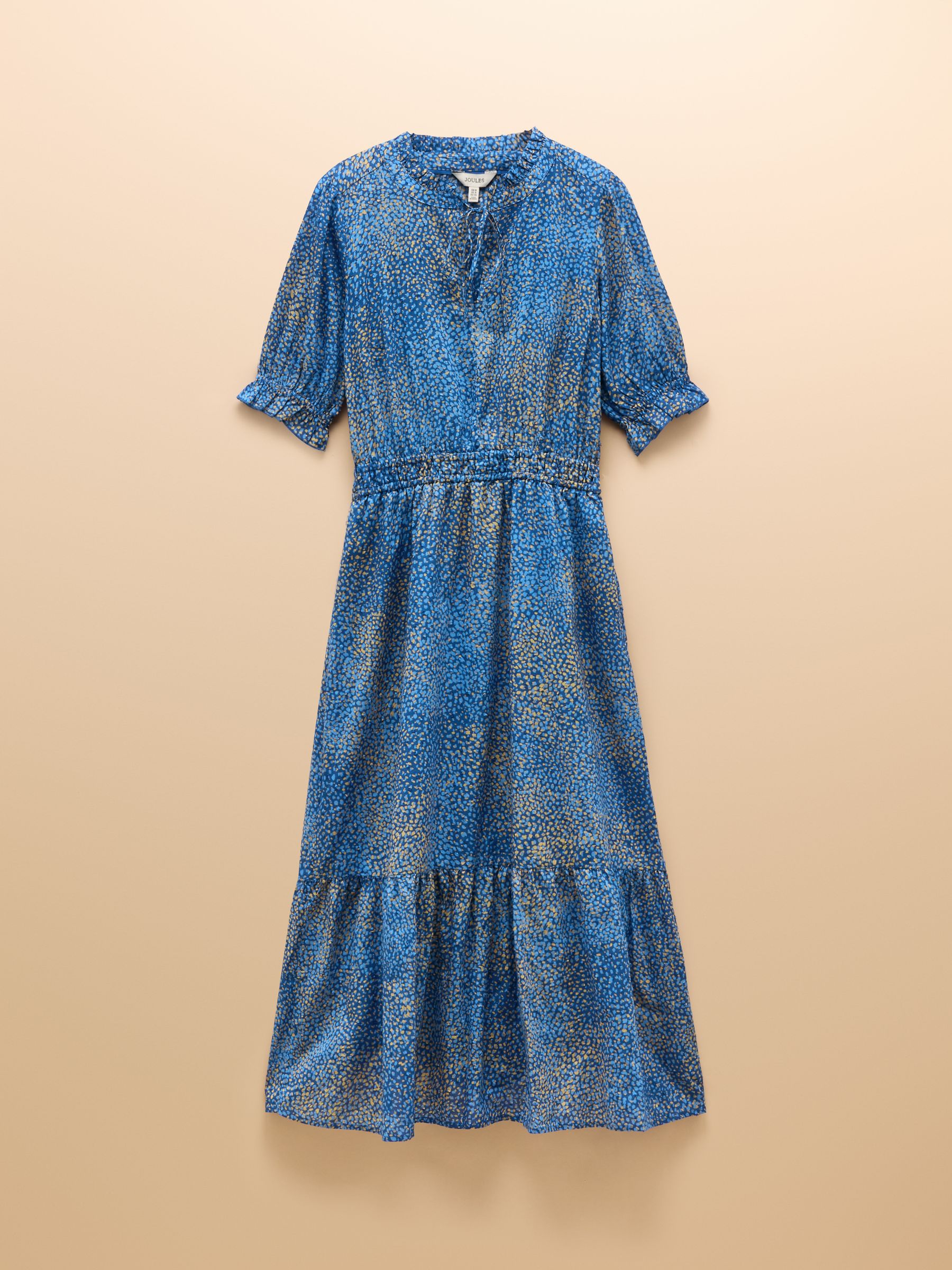 Larissa Blue Textured Sundress - Image 8 of 8