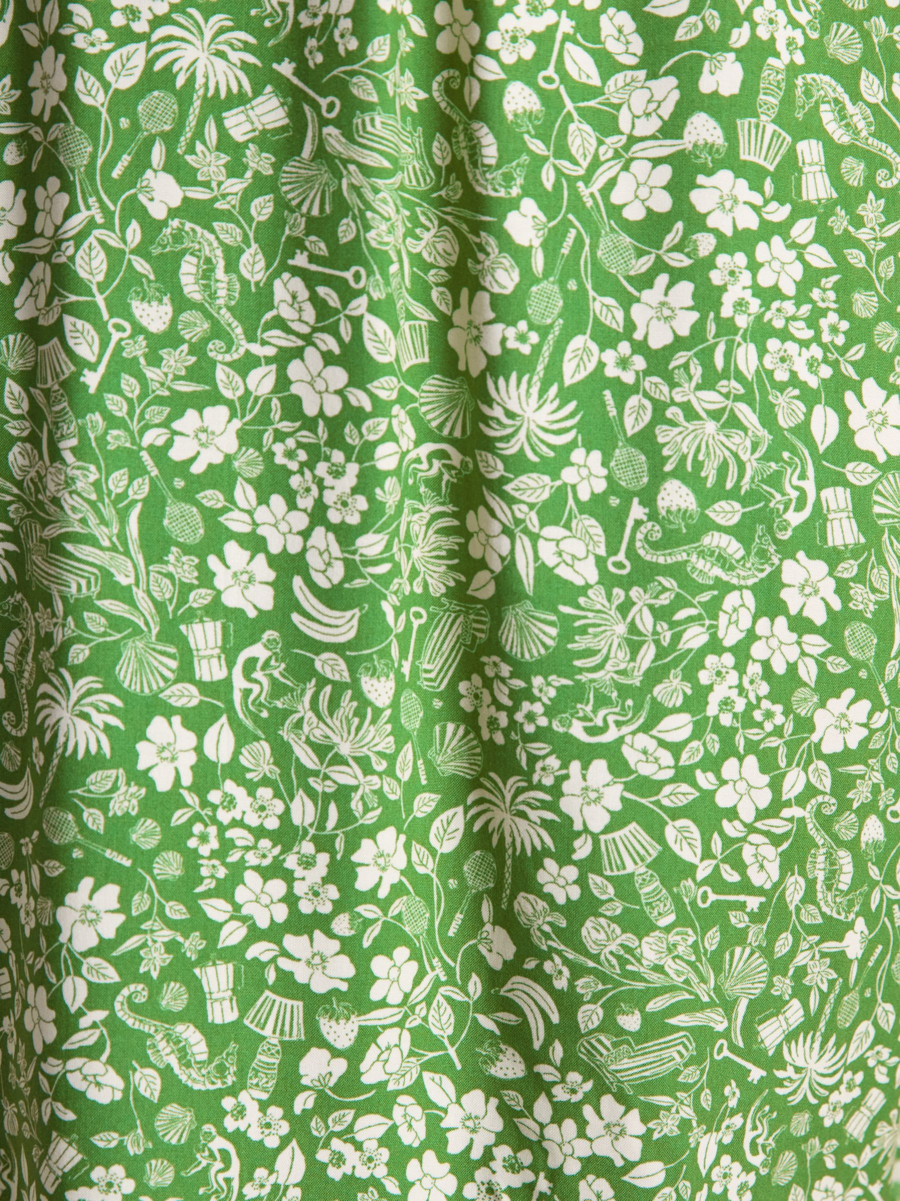 Adele Green Wrap Dress - Image 6 of 8