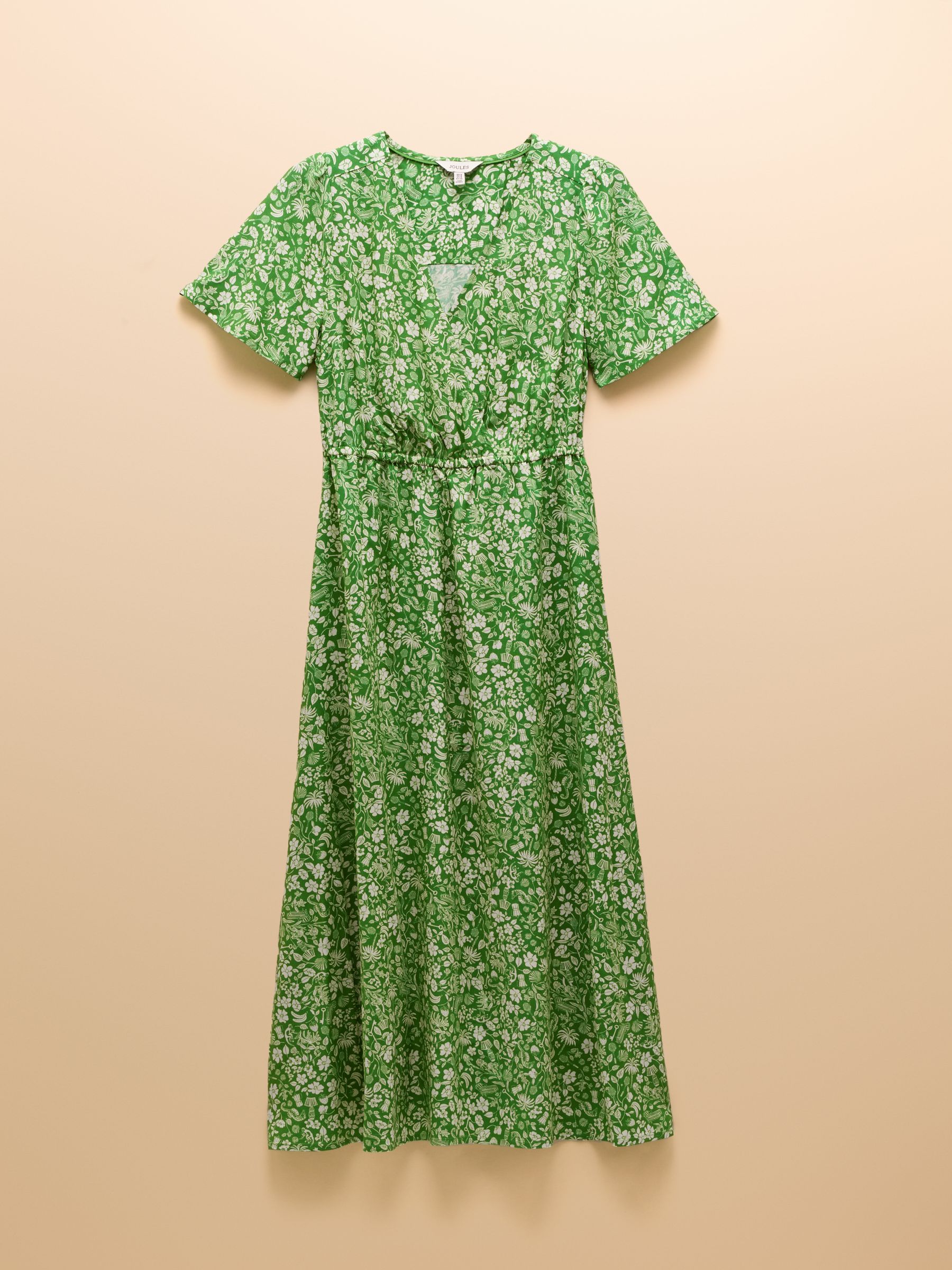 Adele Green Wrap Dress - Image 8 of 8