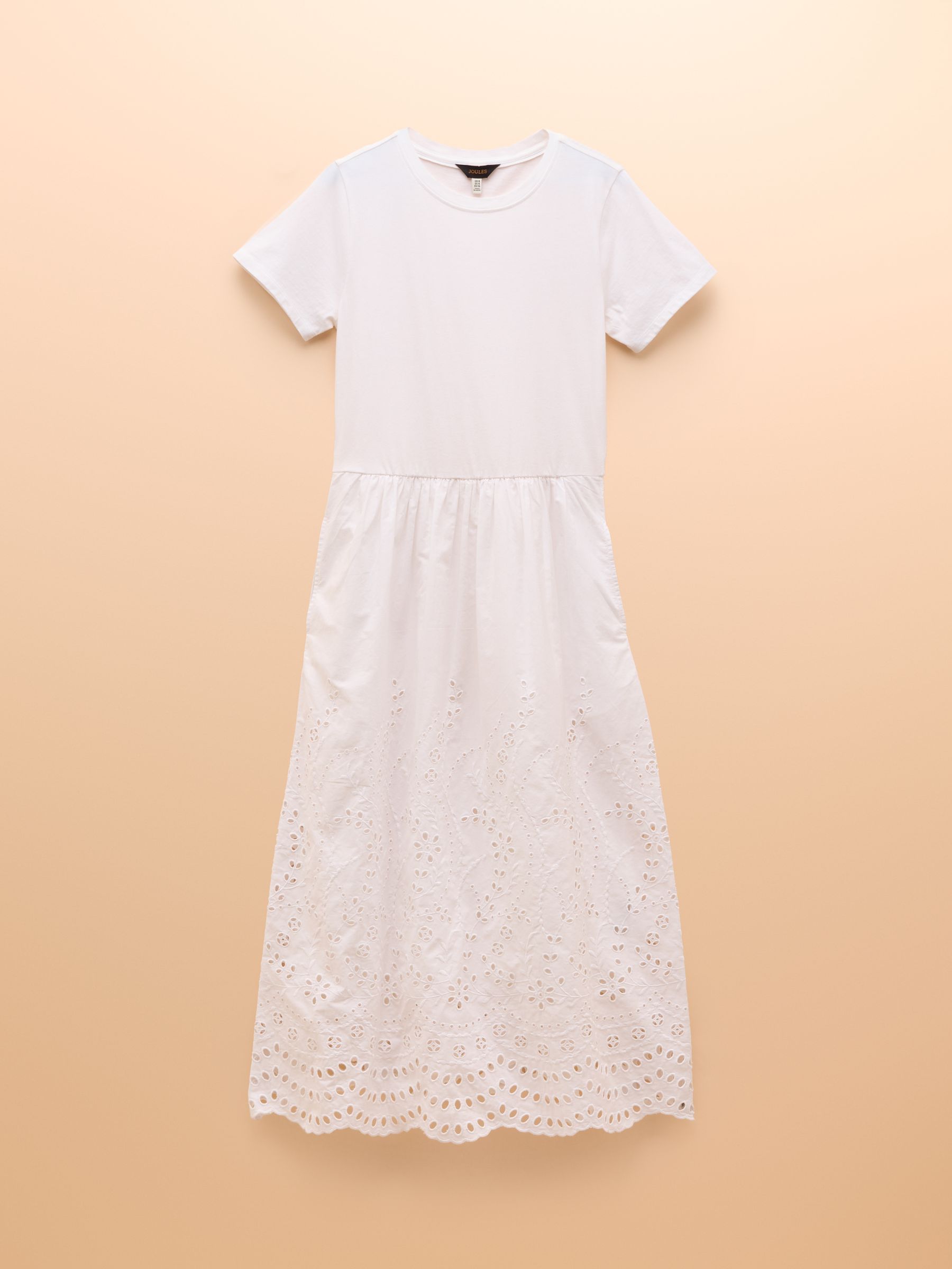 Reid White Cotton Broderie Midi Dress - Image 7 of 7