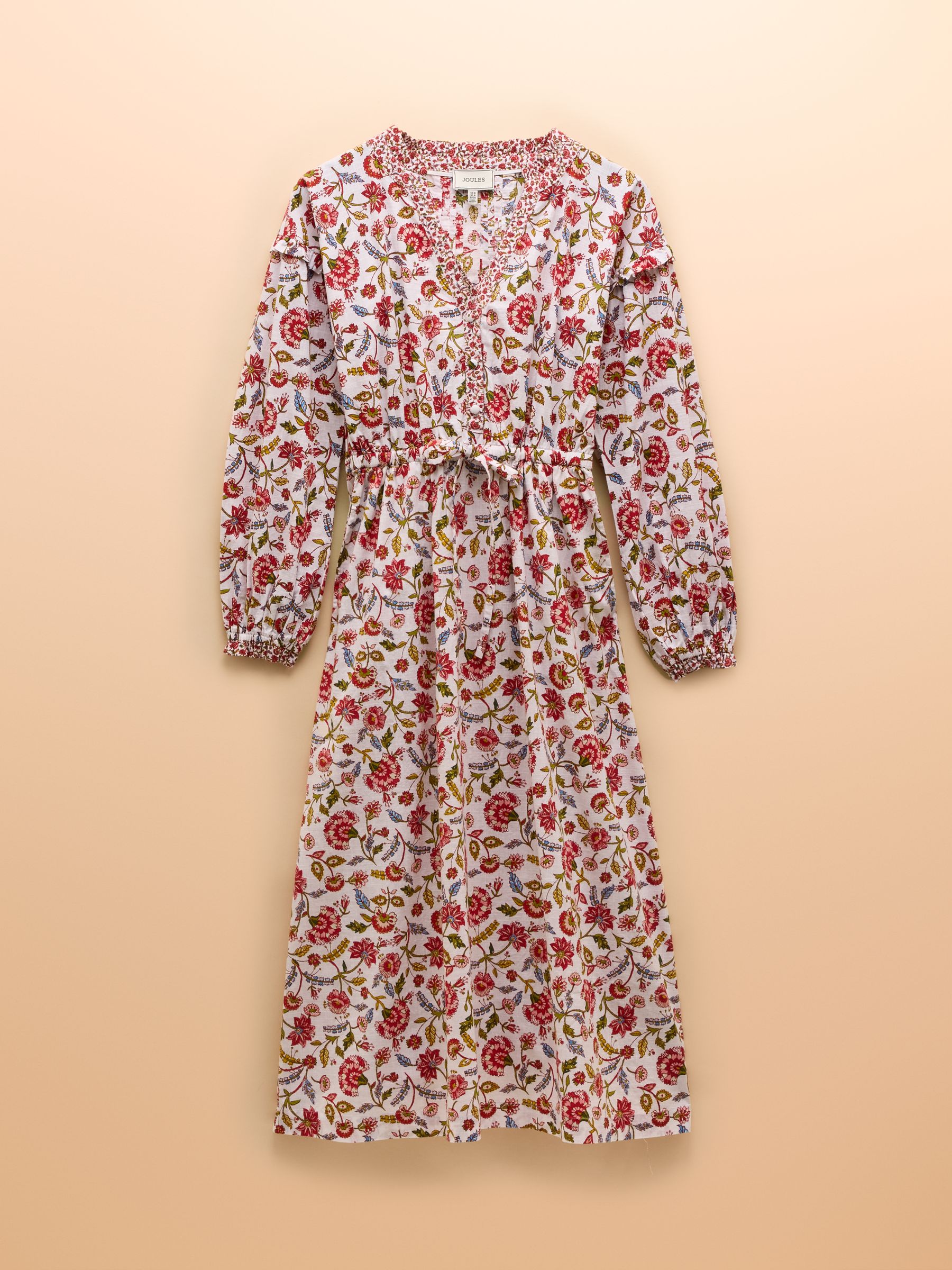 Elise Provence Floral Long Sleeve Cotton Midi Dress - Image 10 of 10 Elise Provence Floral Long Sleeve Cotton Midi Dress - Image 10 of 10