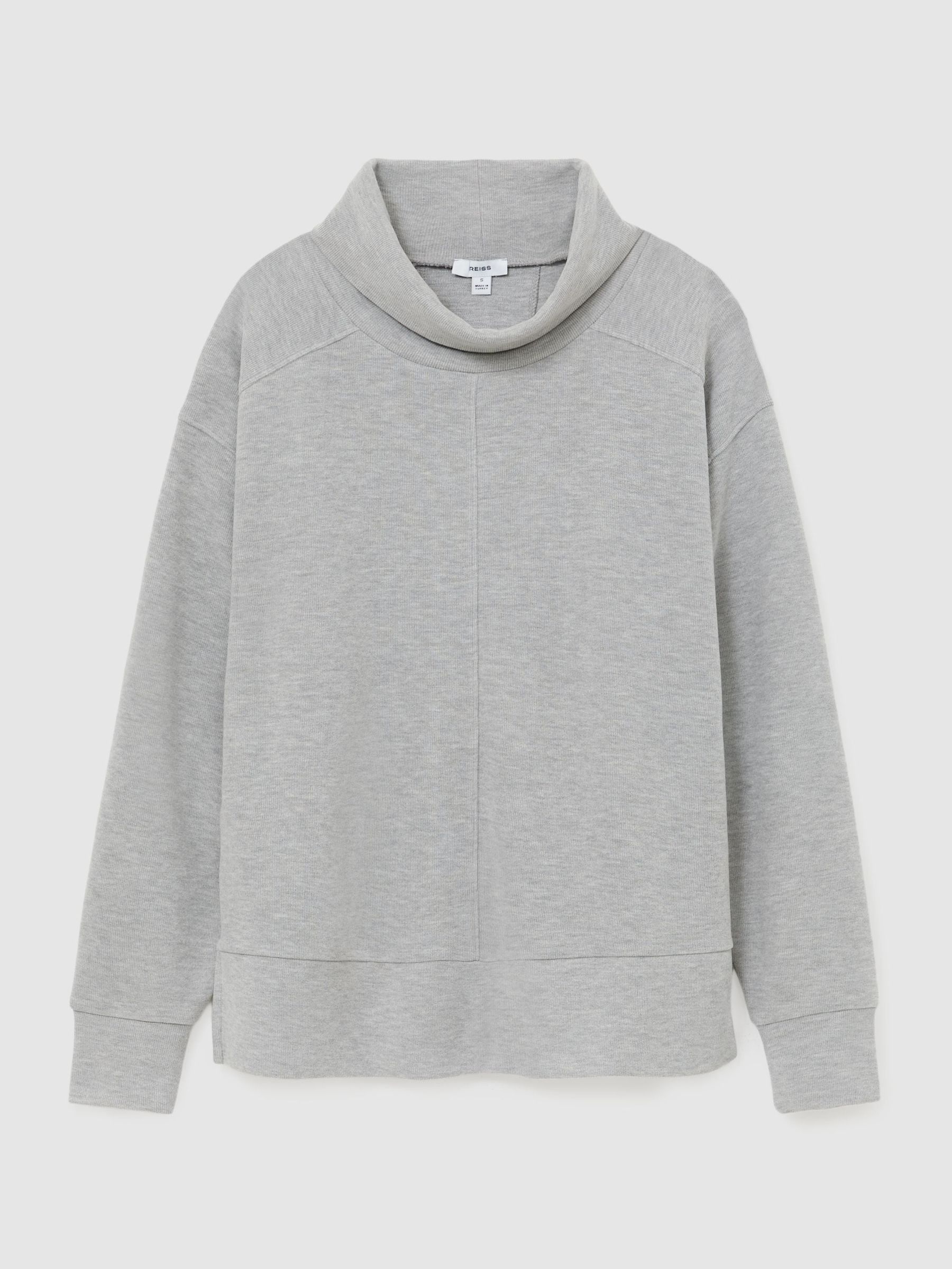 Reiss Hattie Cotton-Blend Roll-Neck Lounge Top - صورة 2 من 7