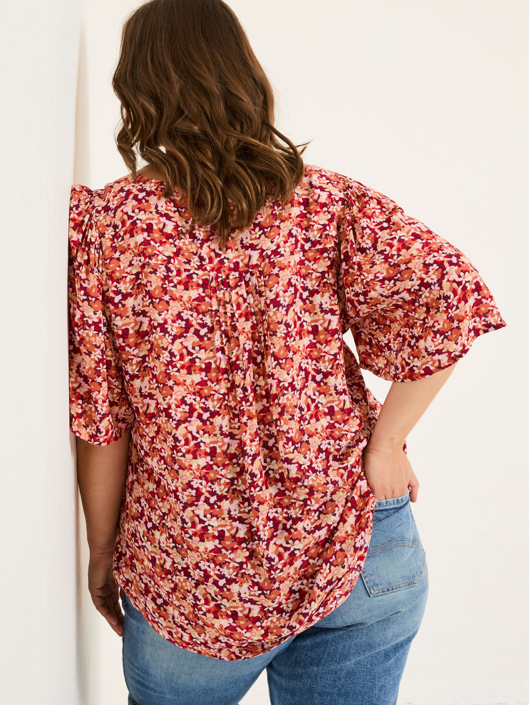 Kyro Multi Abstract Floral Blouse - Image 7 of 10