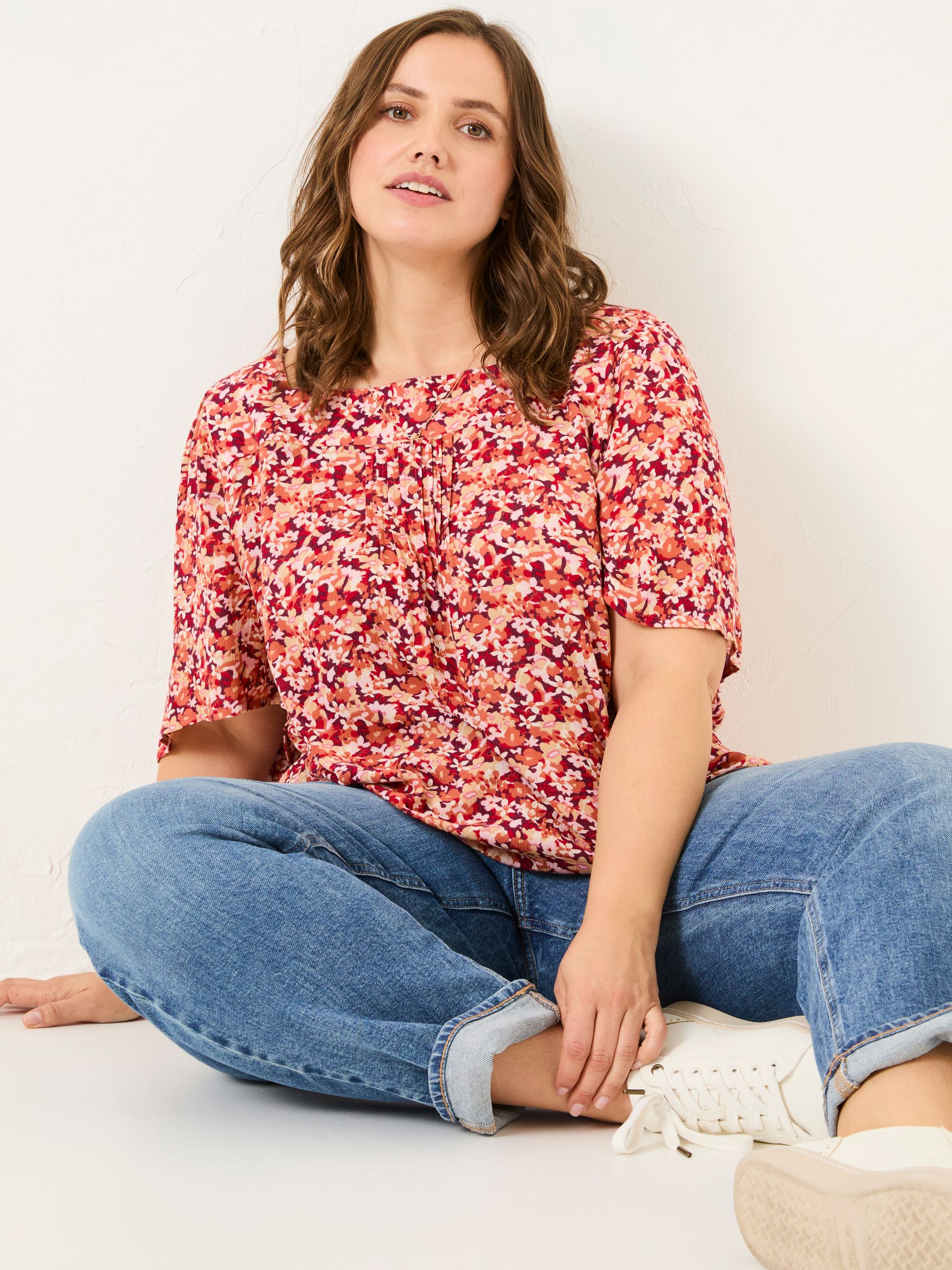Kyro Multi Abstract Floral Blouse - Image 8 of 10