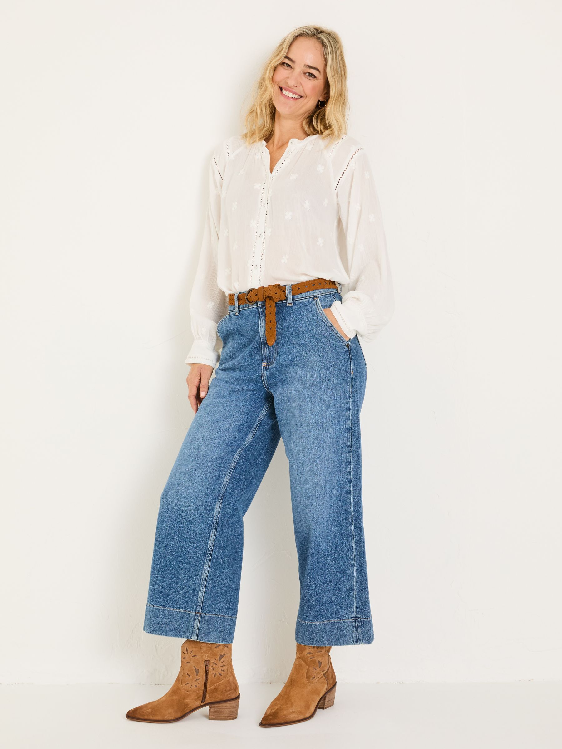 Orla Ivory Embroidered Blouse - Image 3 of 6