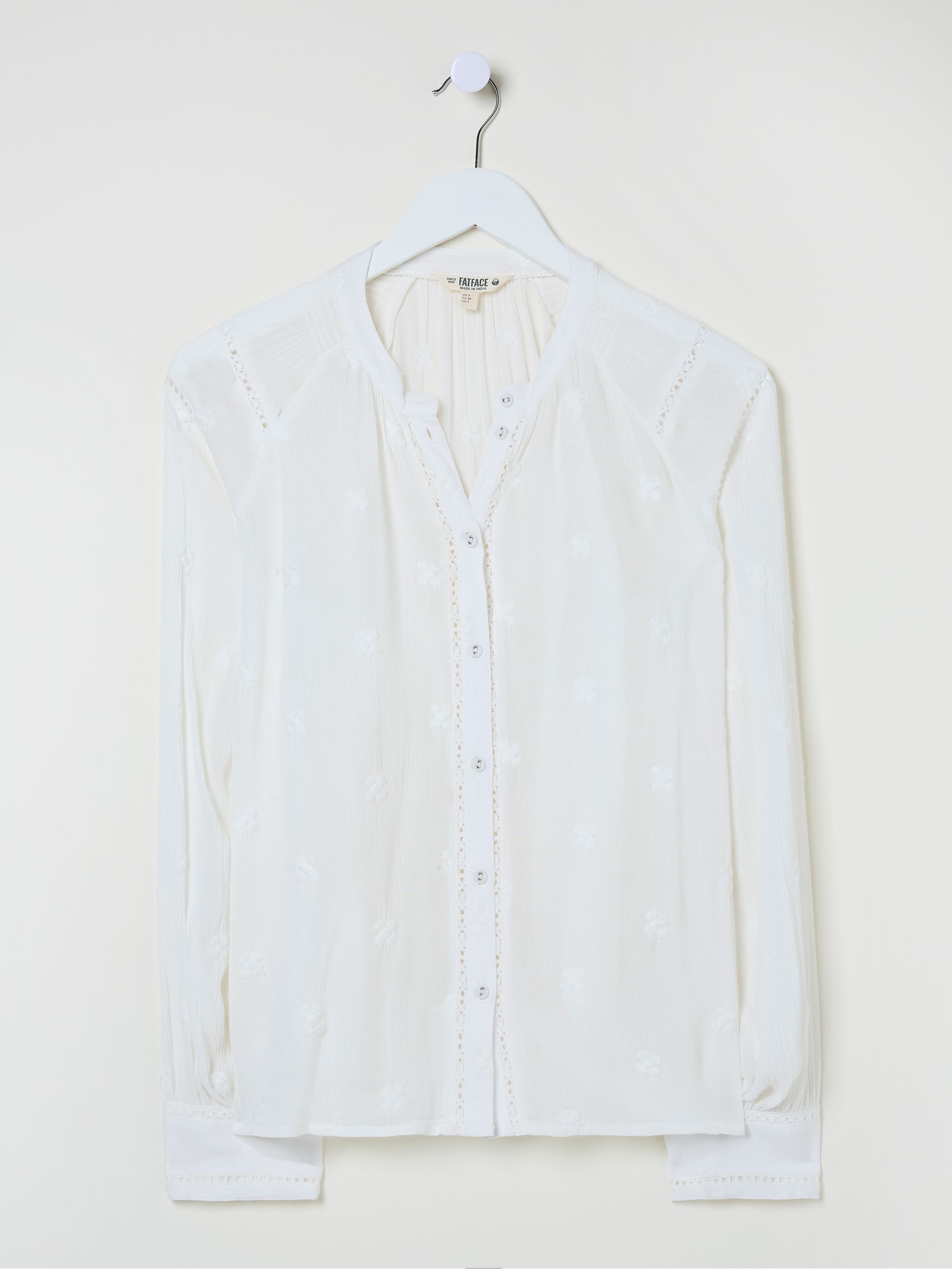 Orla Ivory Embroidered Blouse - Image 5 of 6
