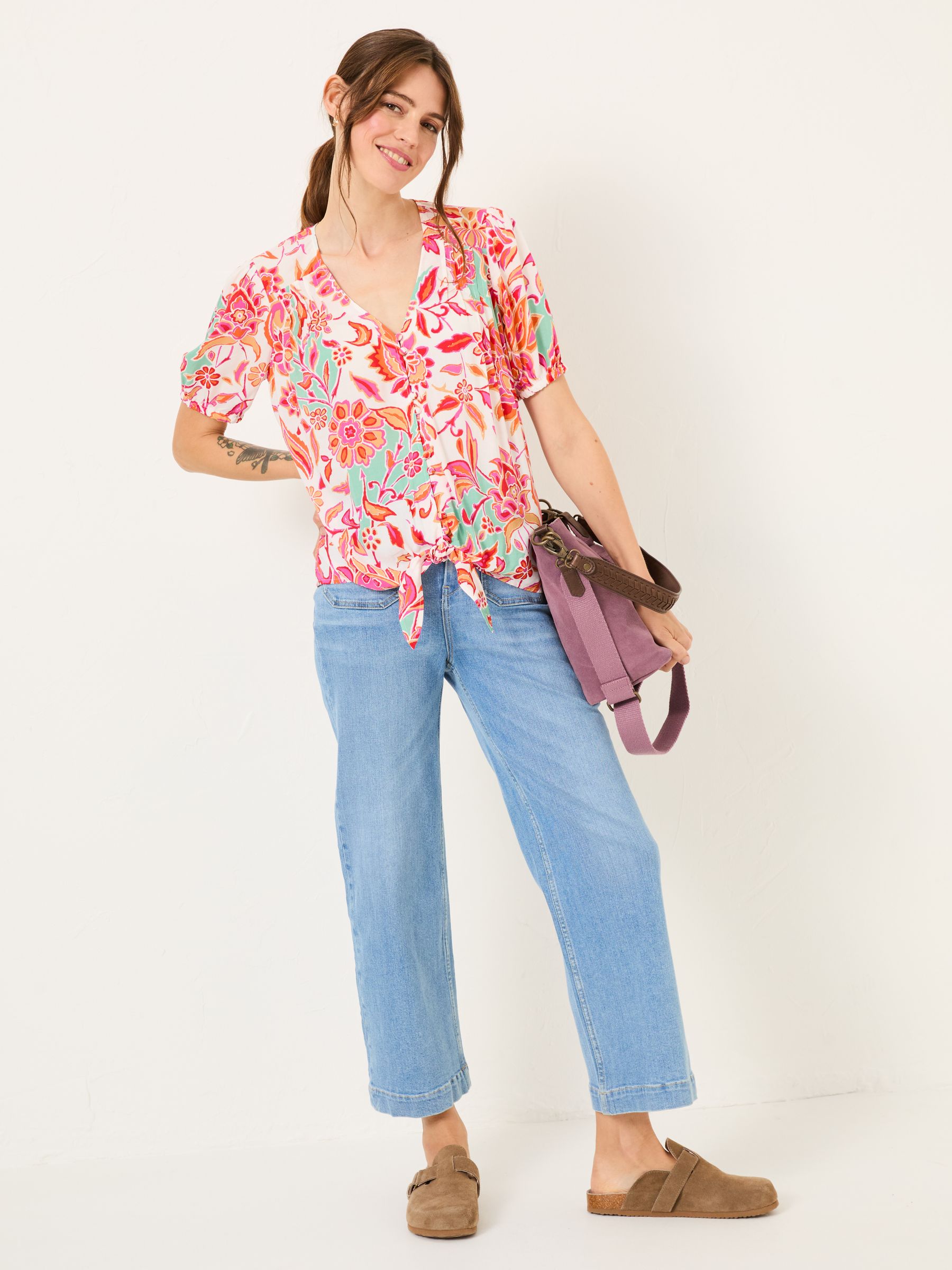 Savannah Ivory Festival Floral Blouse - Image 3 of 6