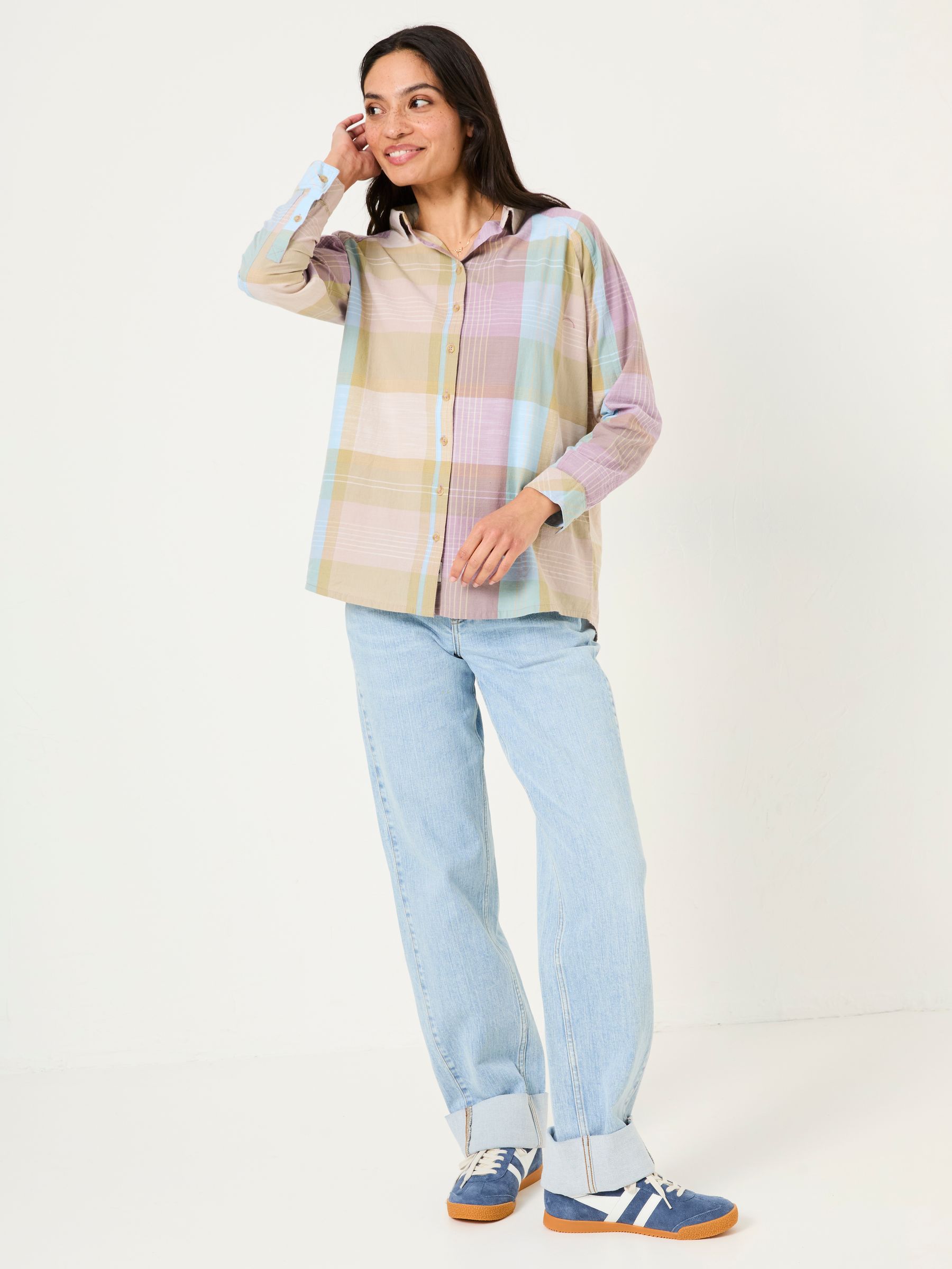 Bessie Multi 100% Cotton Check Shirt - Image 3 of 6