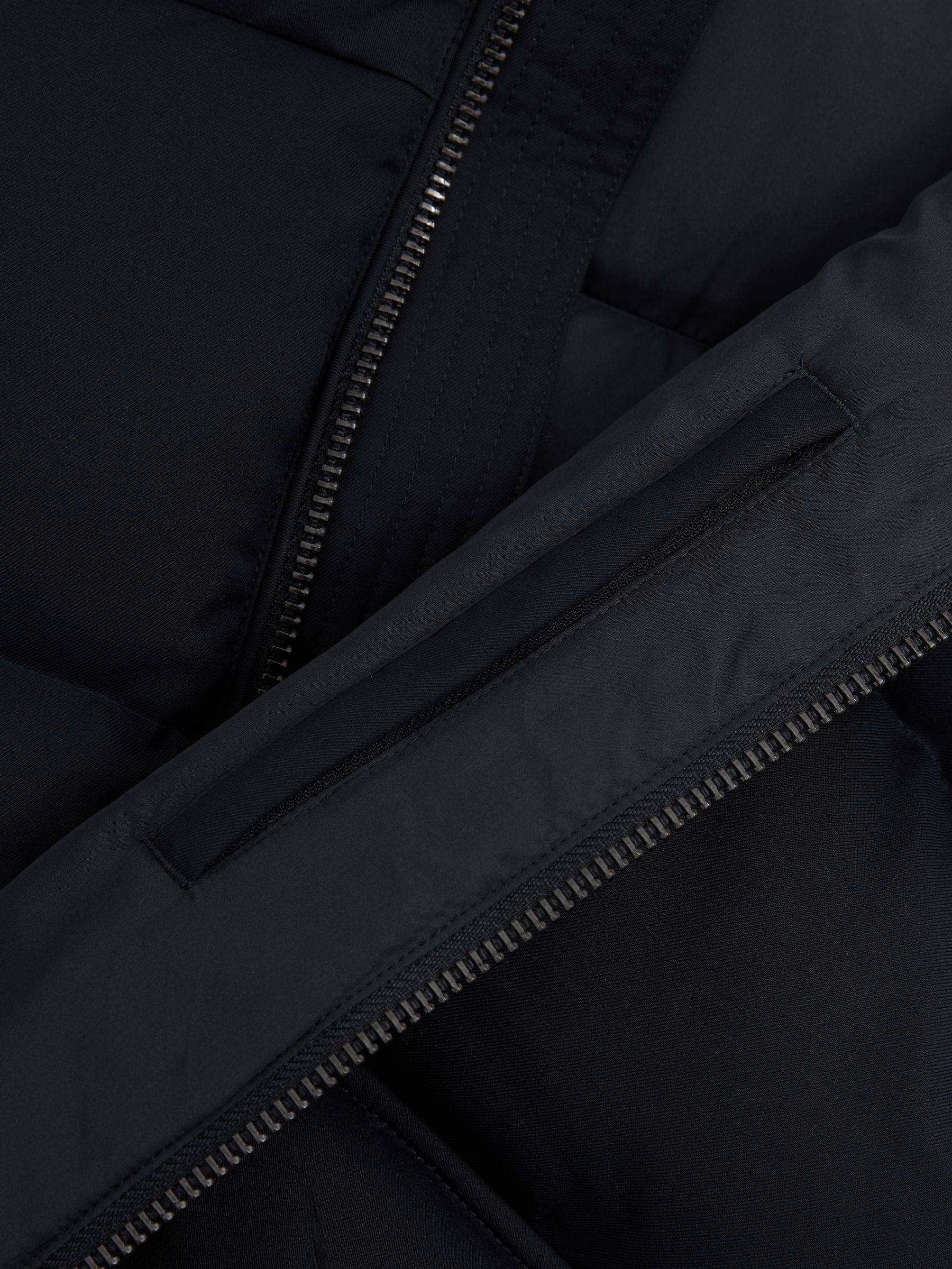 Patch Pocket Quilted Gilet in Navy - Image 6 of 6