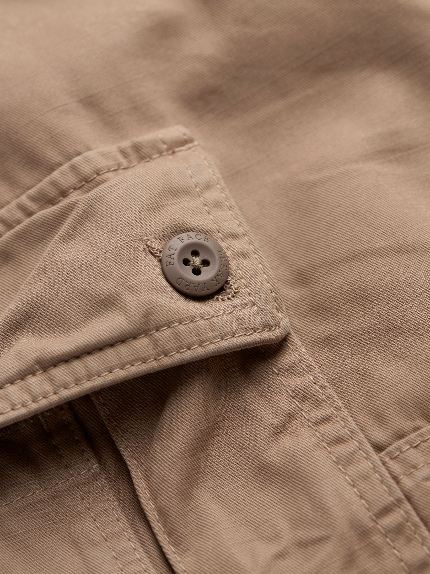 Breakyard Mid Brown Cargo Shorts - Image 7 of 8