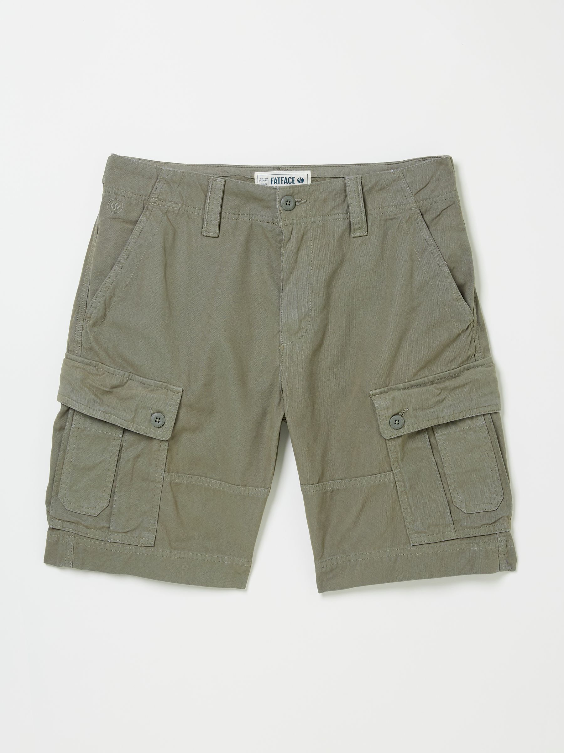 Breakyard Khaki Green Cargo Shorts - Image 6 of 8
