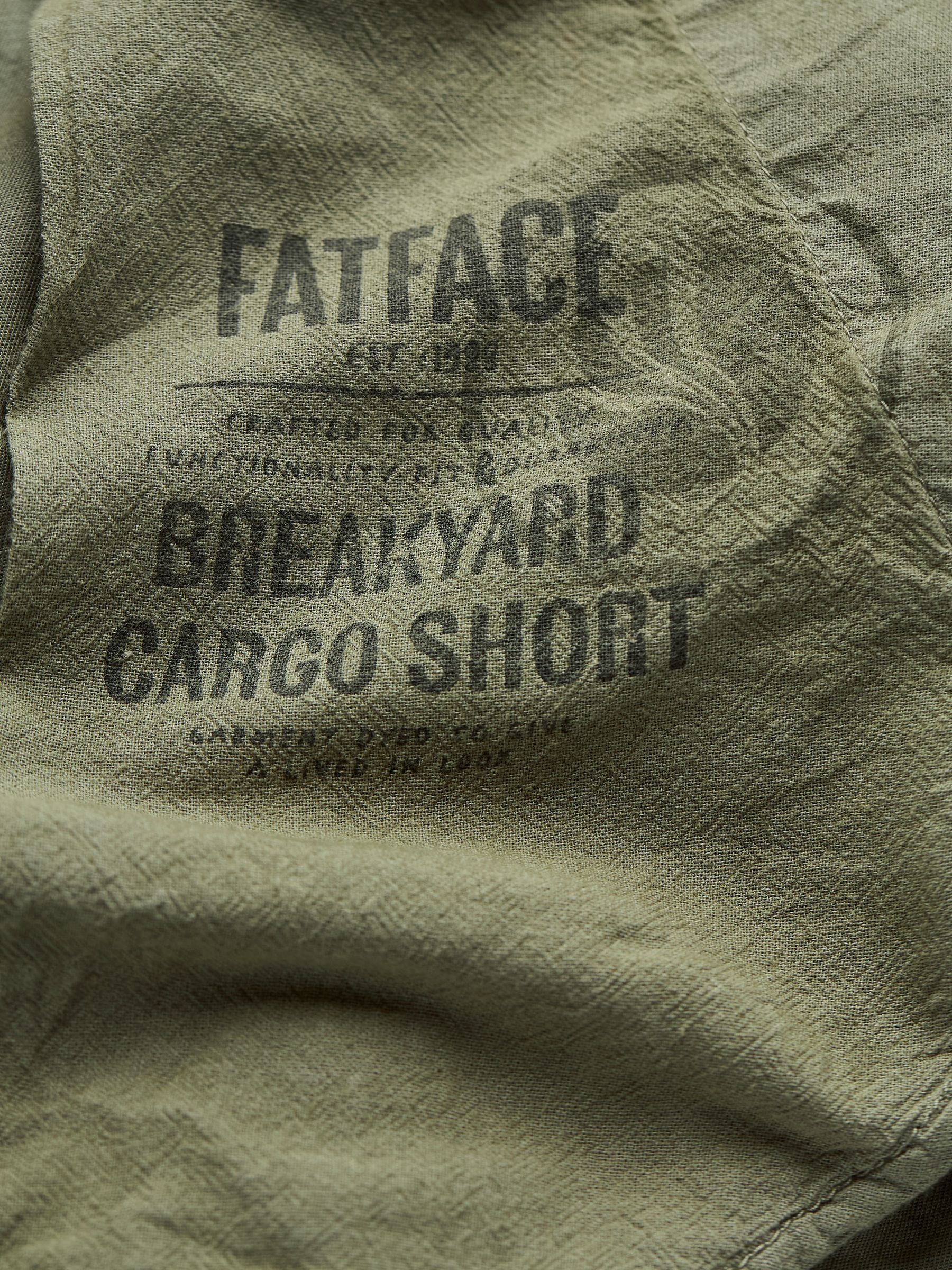 Breakyard Khaki Green Cargo Shorts - Image 7 of 7
