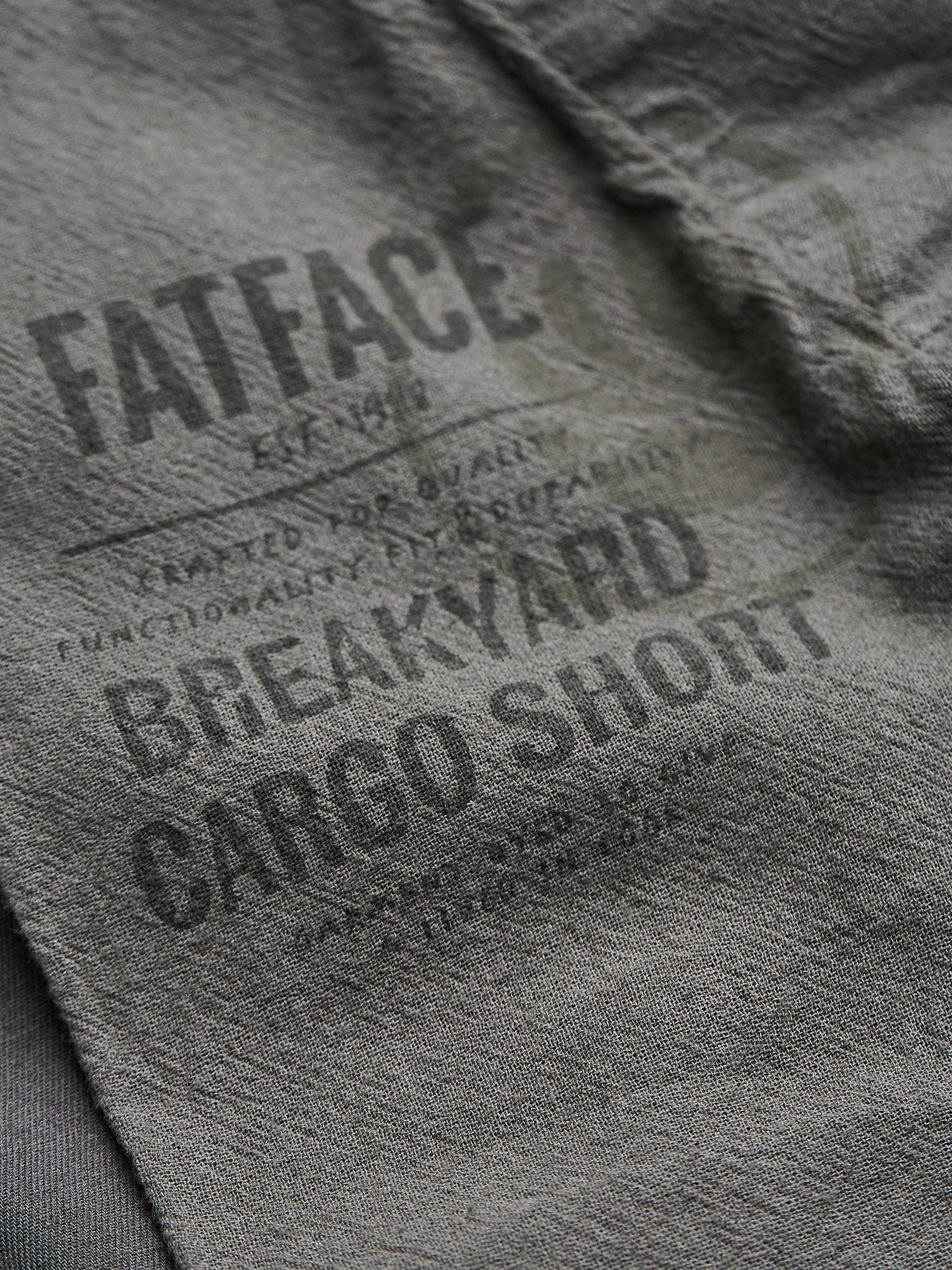 Breakyard Dark Grey Cargo Shorts - Image 10 of 10