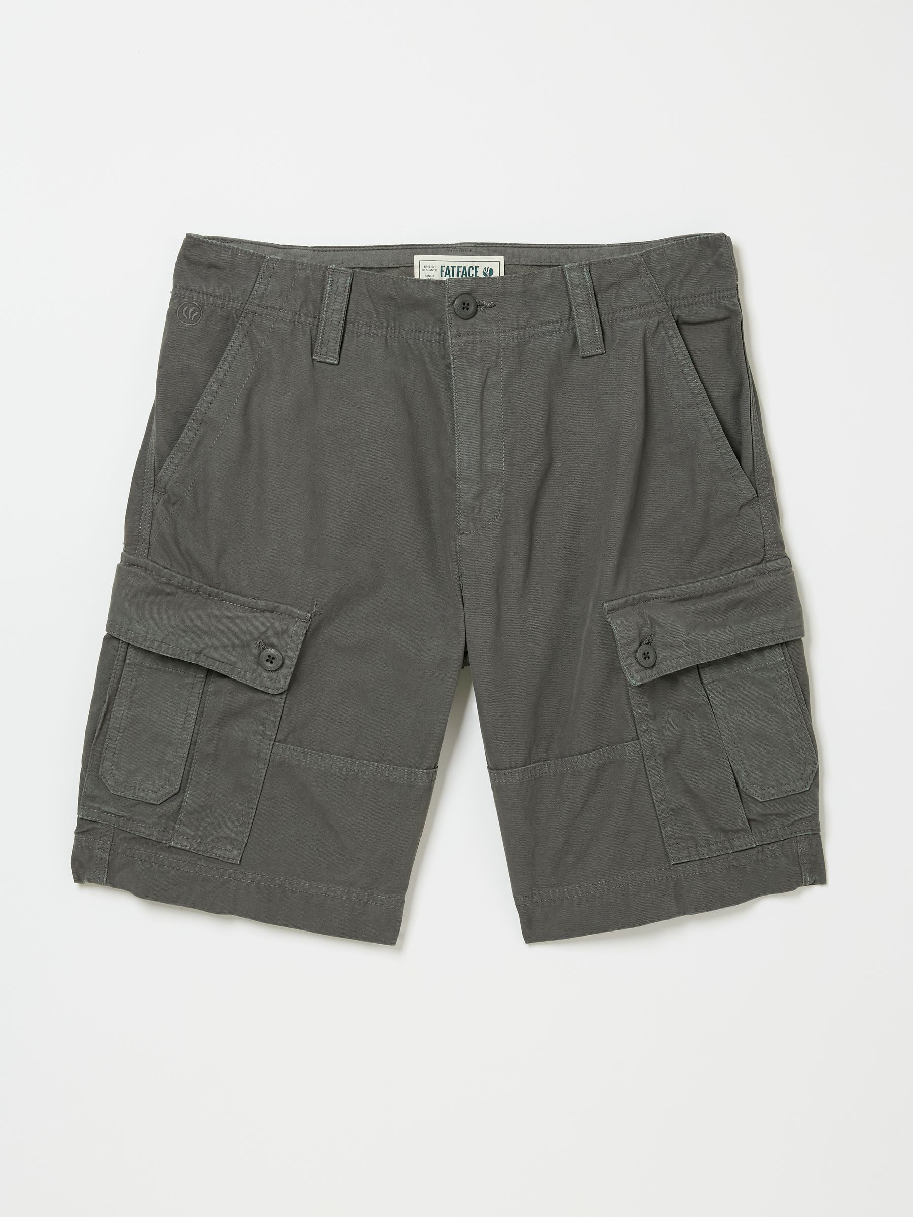 Breakyard Dark Grey Cargo Shorts - Image 8 of 10