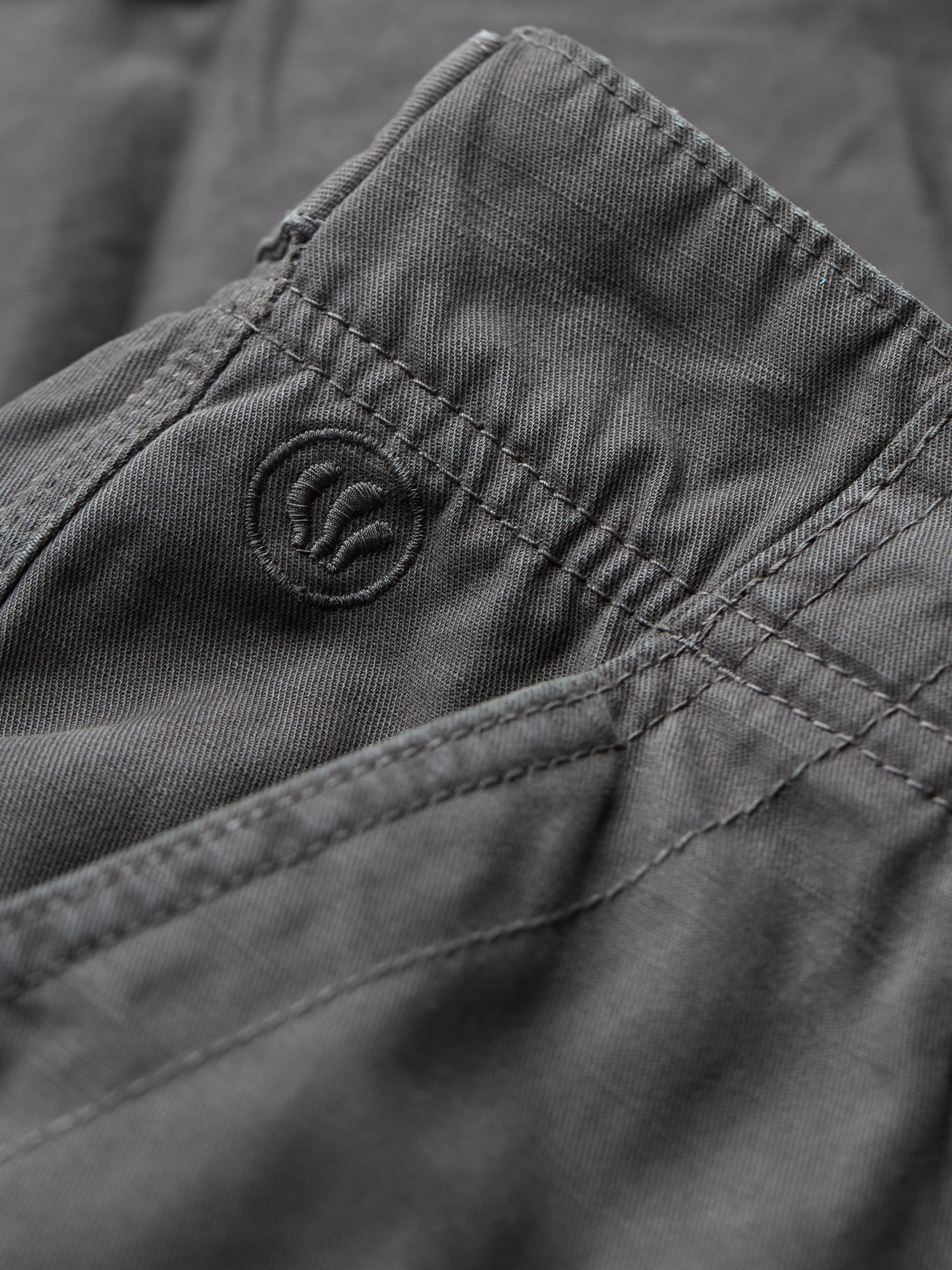Breakyard Dark Grey Cargo Shorts - Image 9 of 10