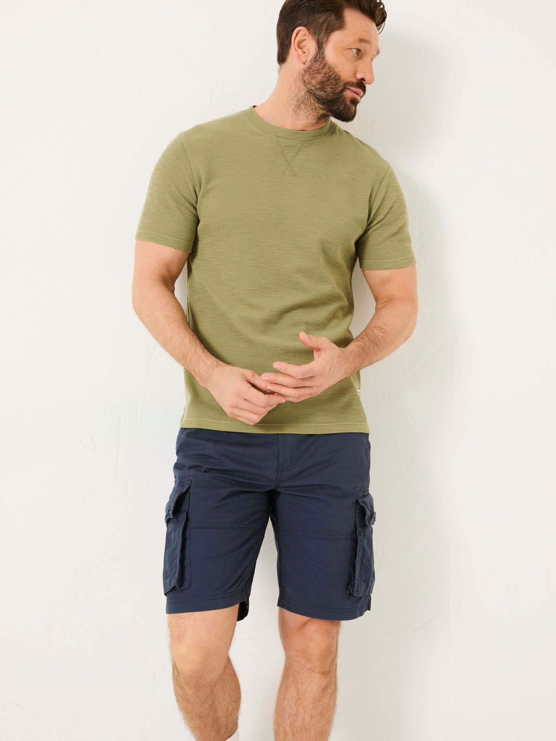 Bude Navy Cargo Shorts - Image 1 of 6