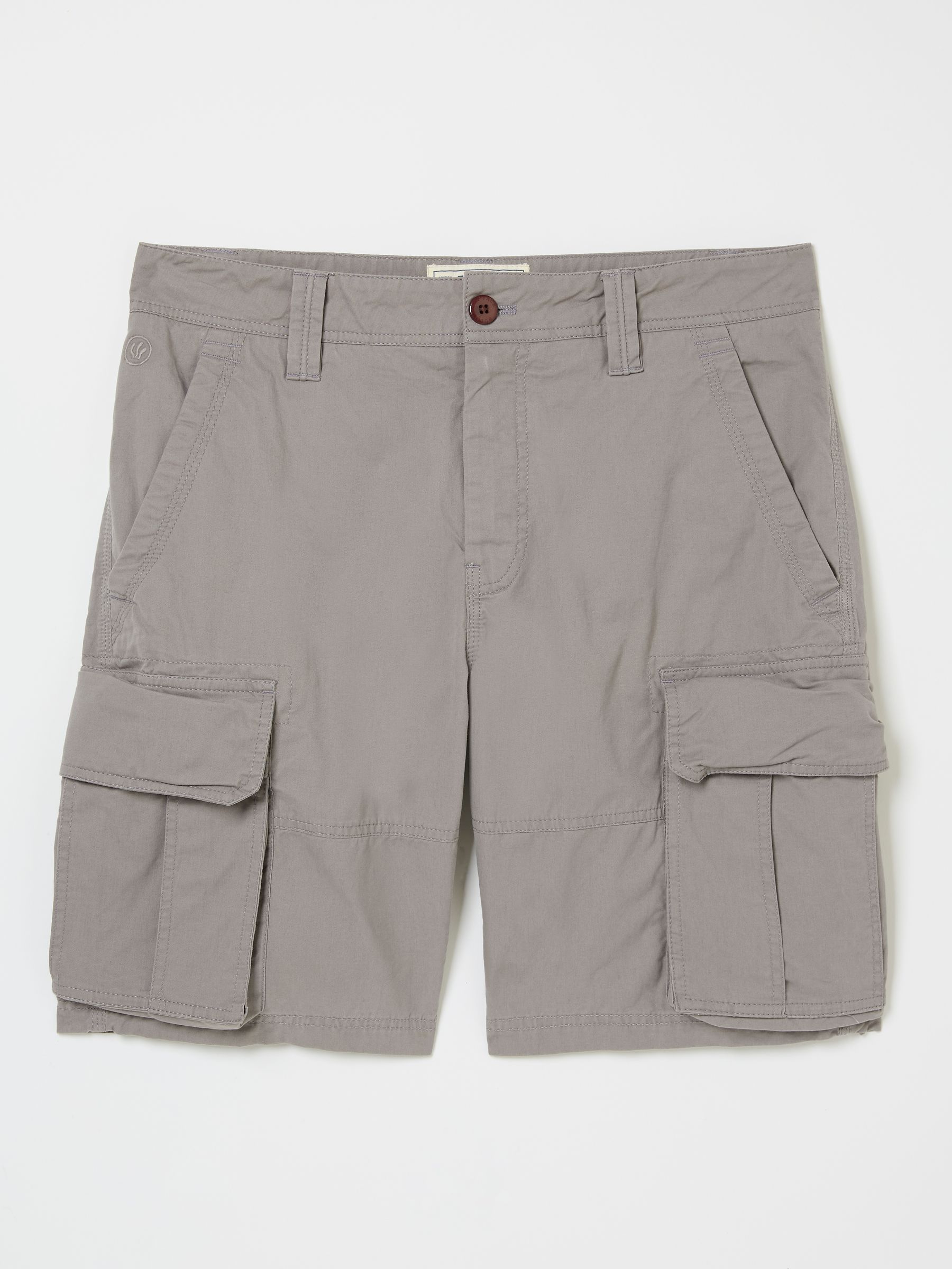 Bude Light Grey Cargo Shorts - Image 5 of 5