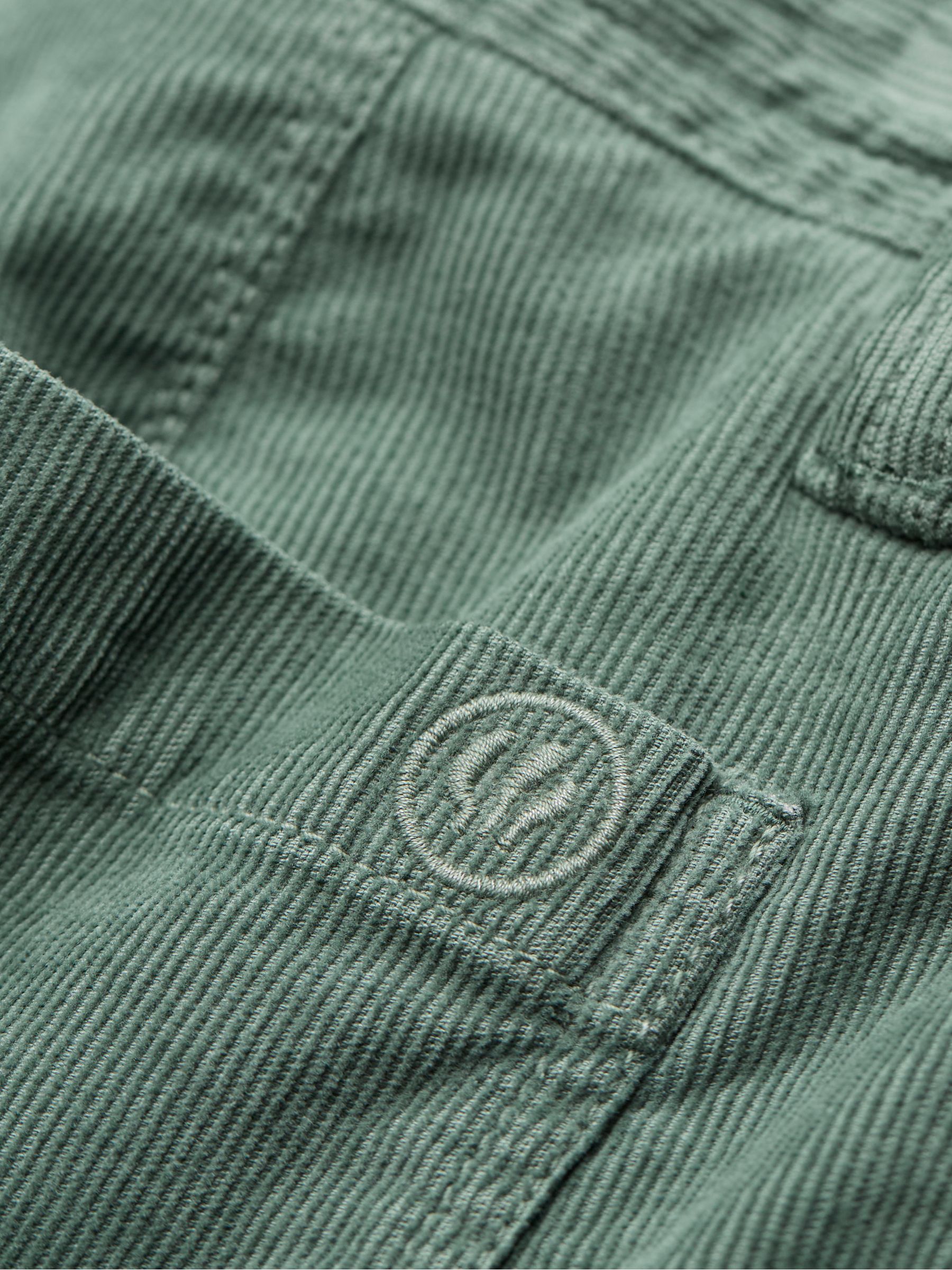 Dusky Green Stow Cord Shorts - Image 5 of 7