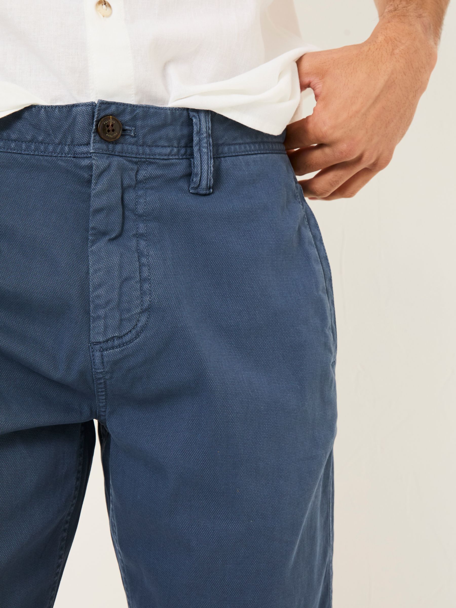 Navy Stow Garment Dye Shorts - Image 5 of 6