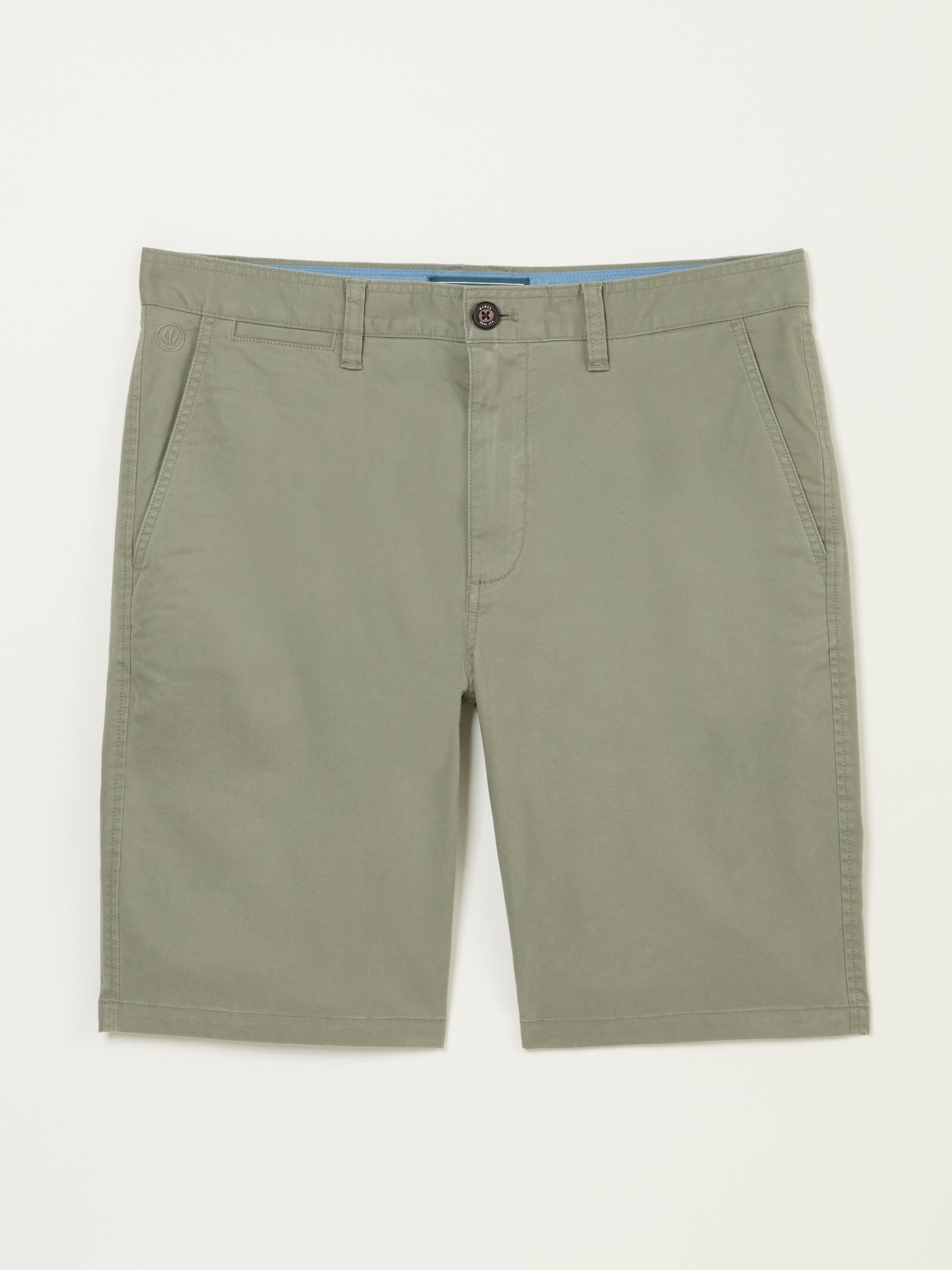 Mawes Khaki Green Chino Shorts - Image 6 of 7