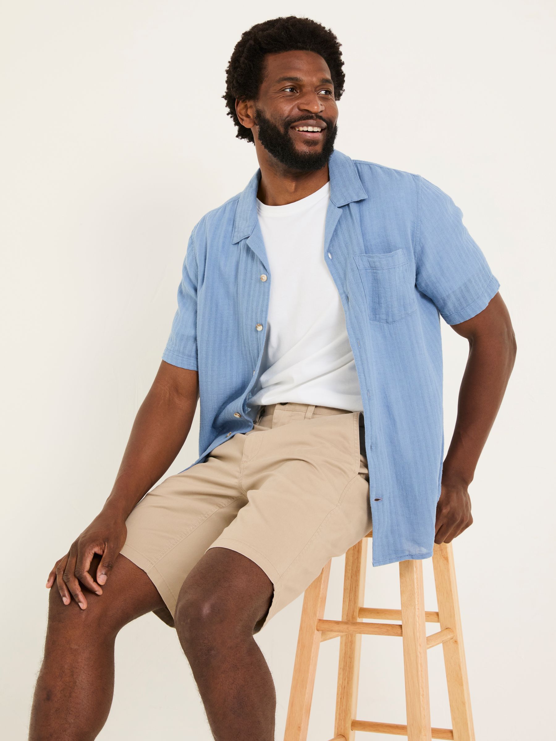 Mawes Stone Chino Shorts - Image 4 of 7