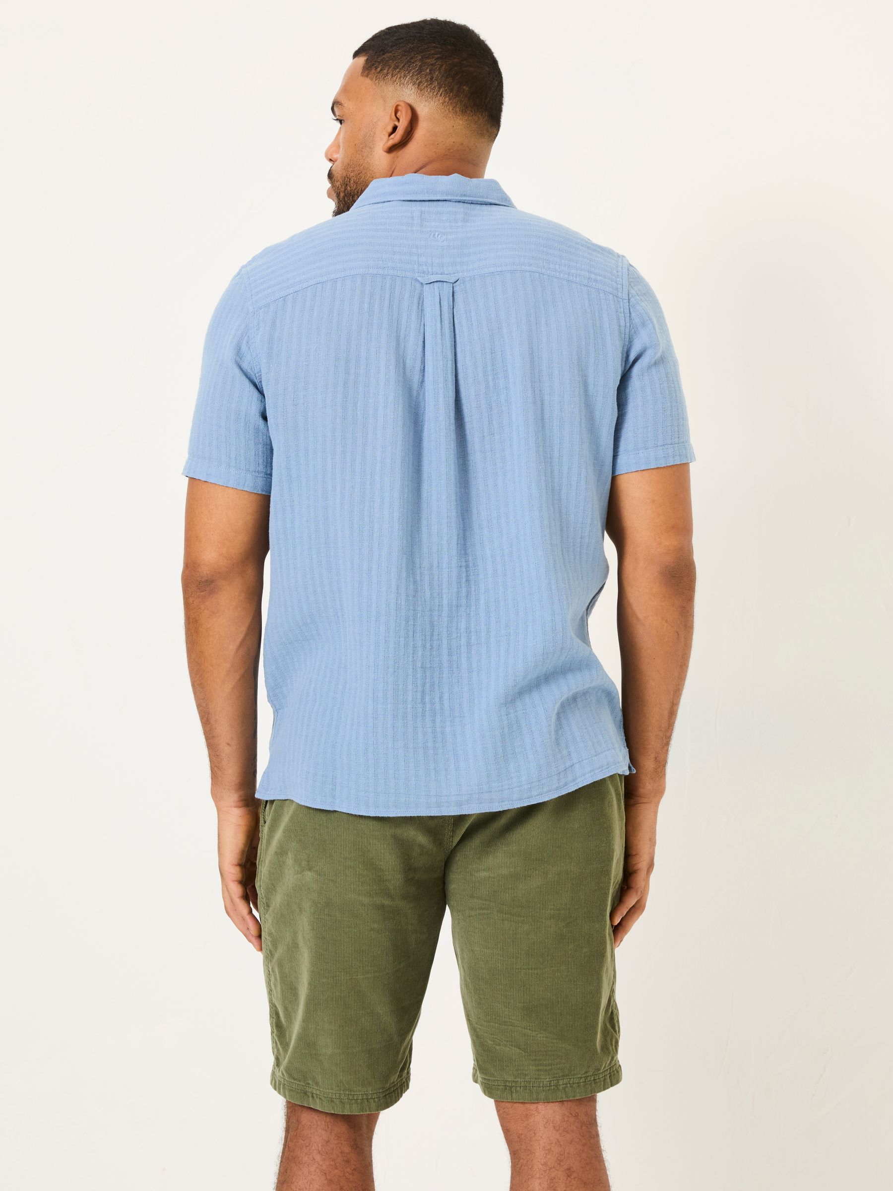Seaton Khaki Green Pull On Cord Shorts - Image 5 of 5