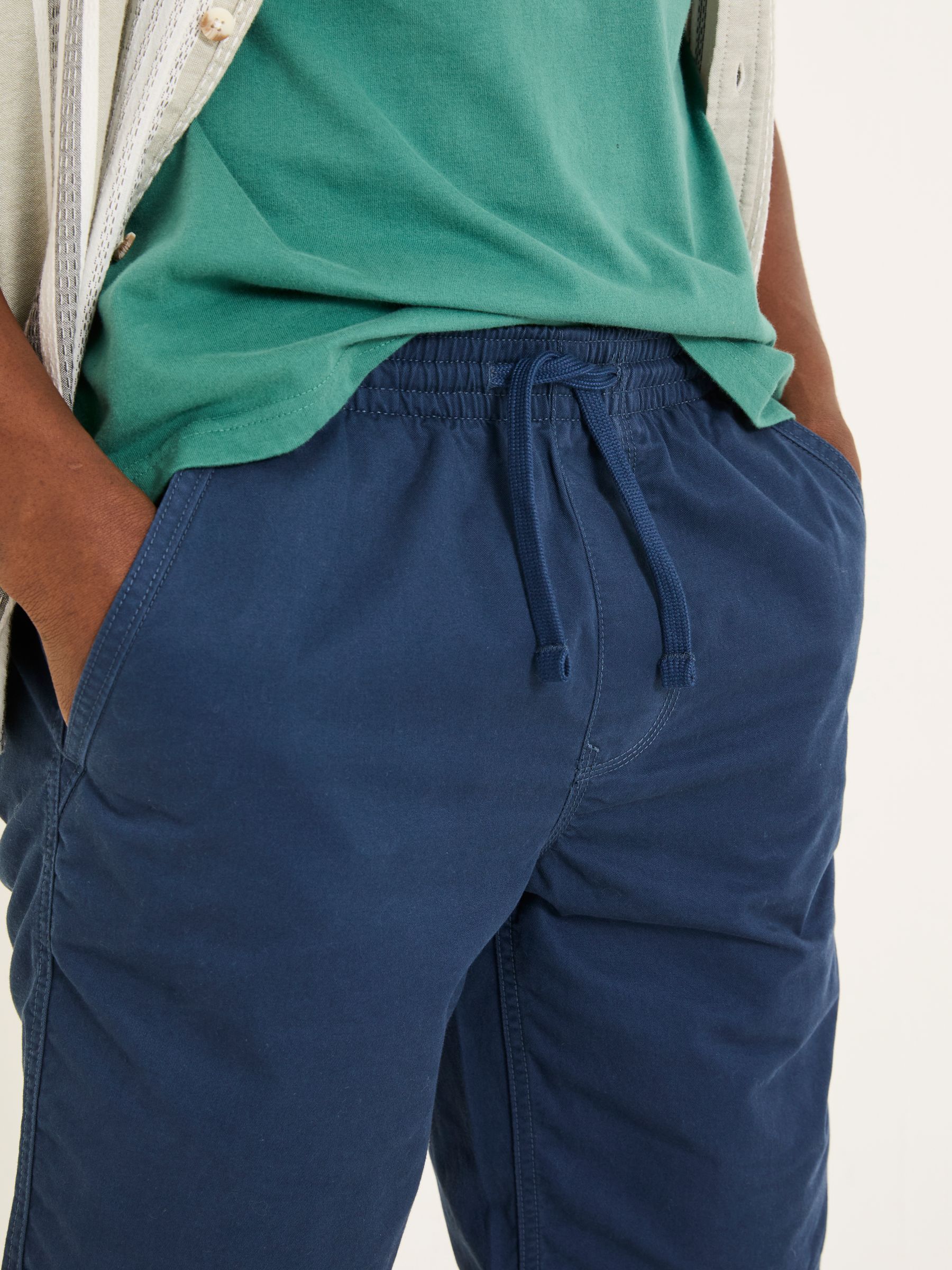 Seaton Navy Pull On Shorts - Image 3 of 5