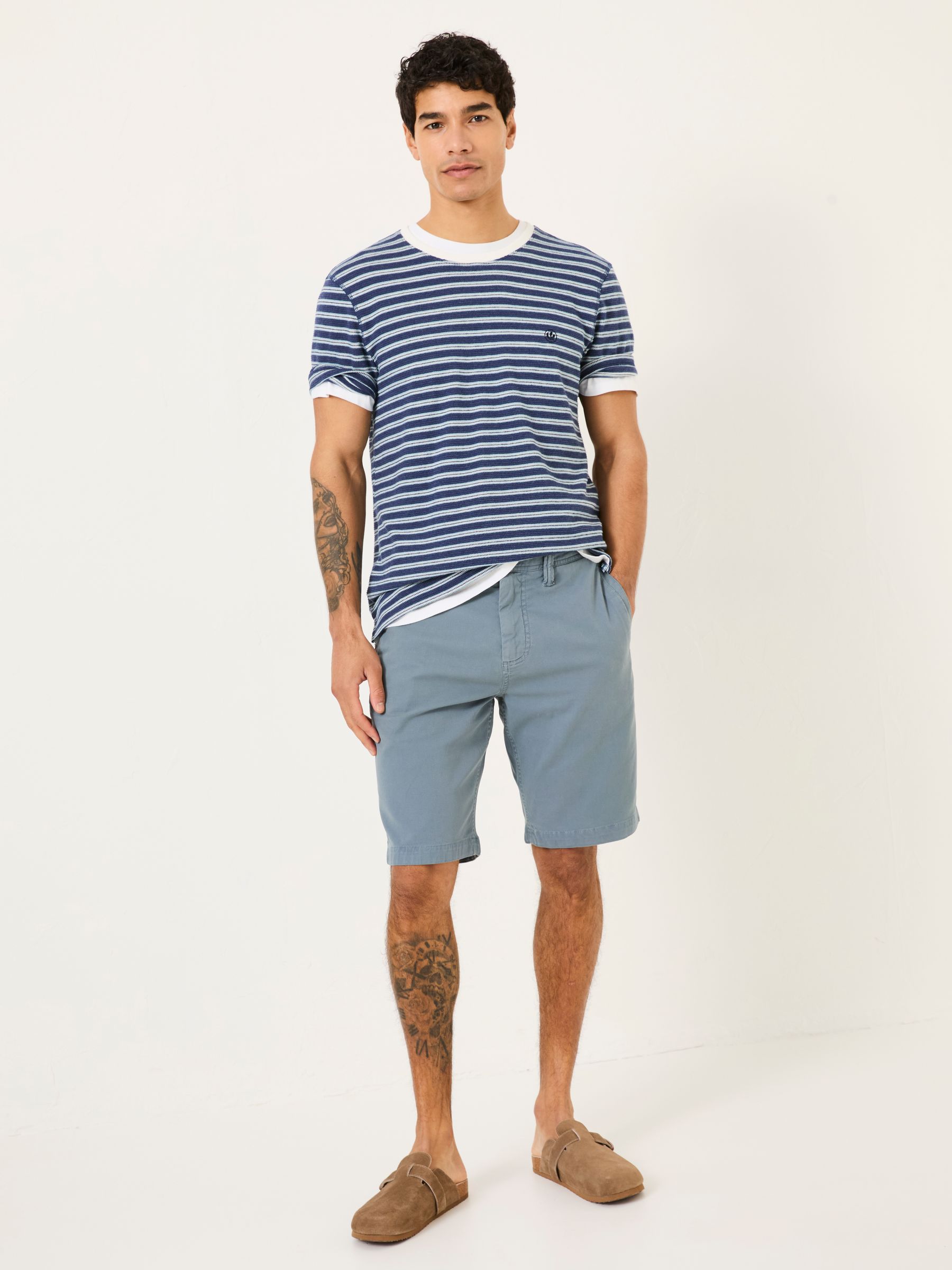 Light Blue Stow Garment Dye Shorts - Image 2 of 7