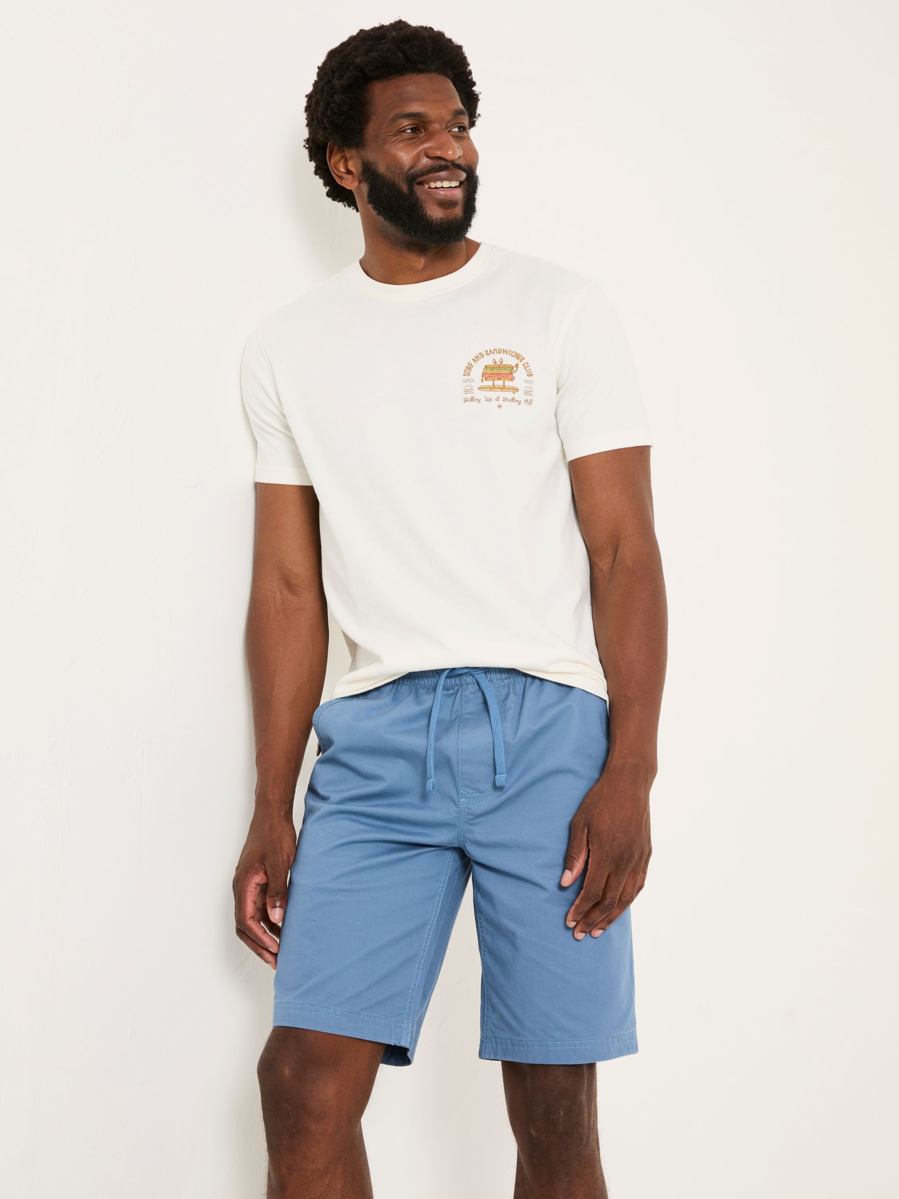 Seaton Blue Pull On Shorts - Image 3 of 7