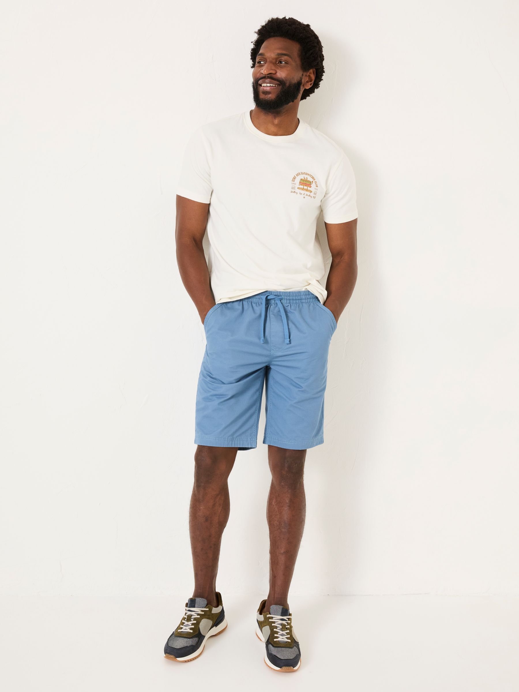 Seaton Blue Pull On Shorts - Image 4 of 7