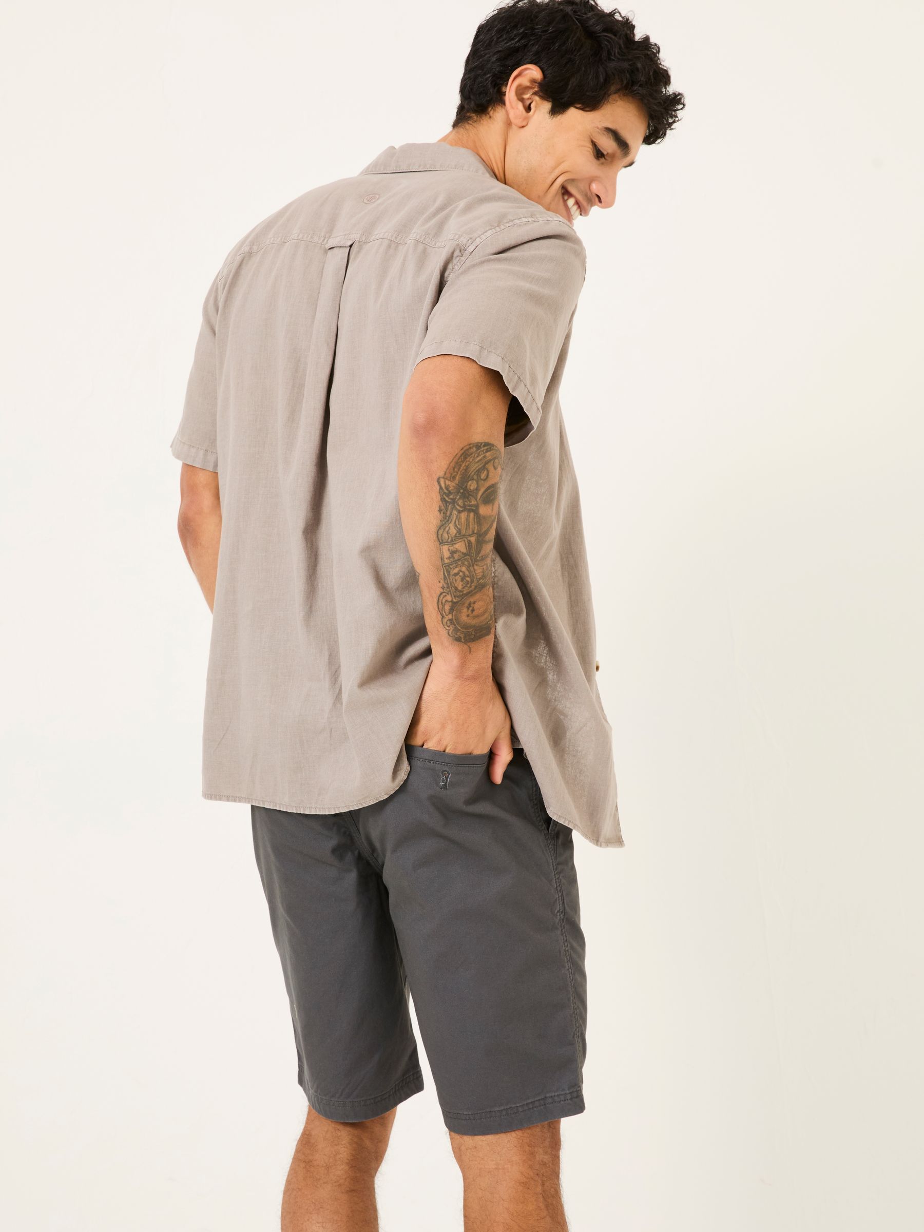 Seaton Dark Grey Pull On Shorts - Image 2 of 6