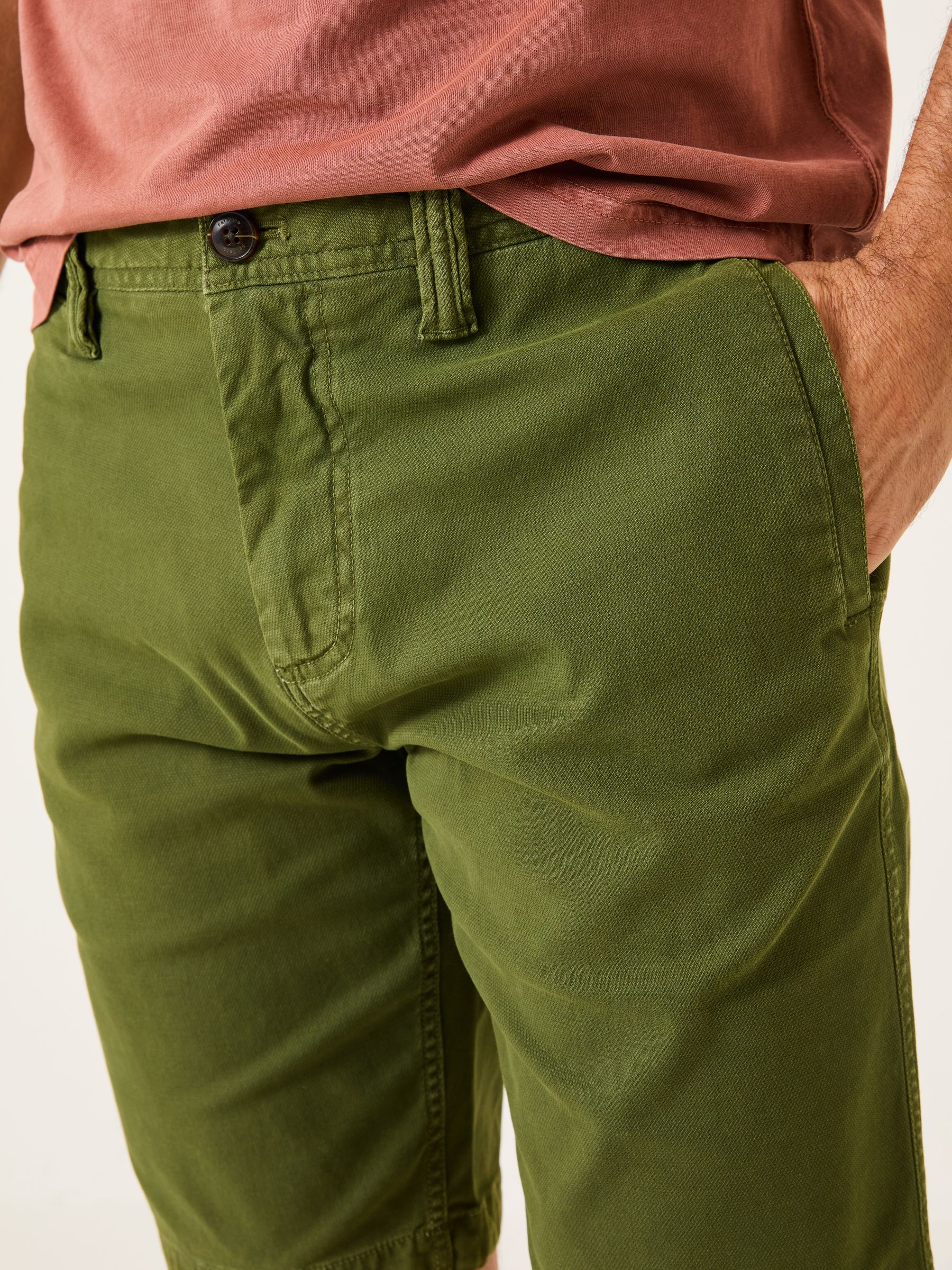 Green Stow Garment Dye Shorts - Image 4 of 6