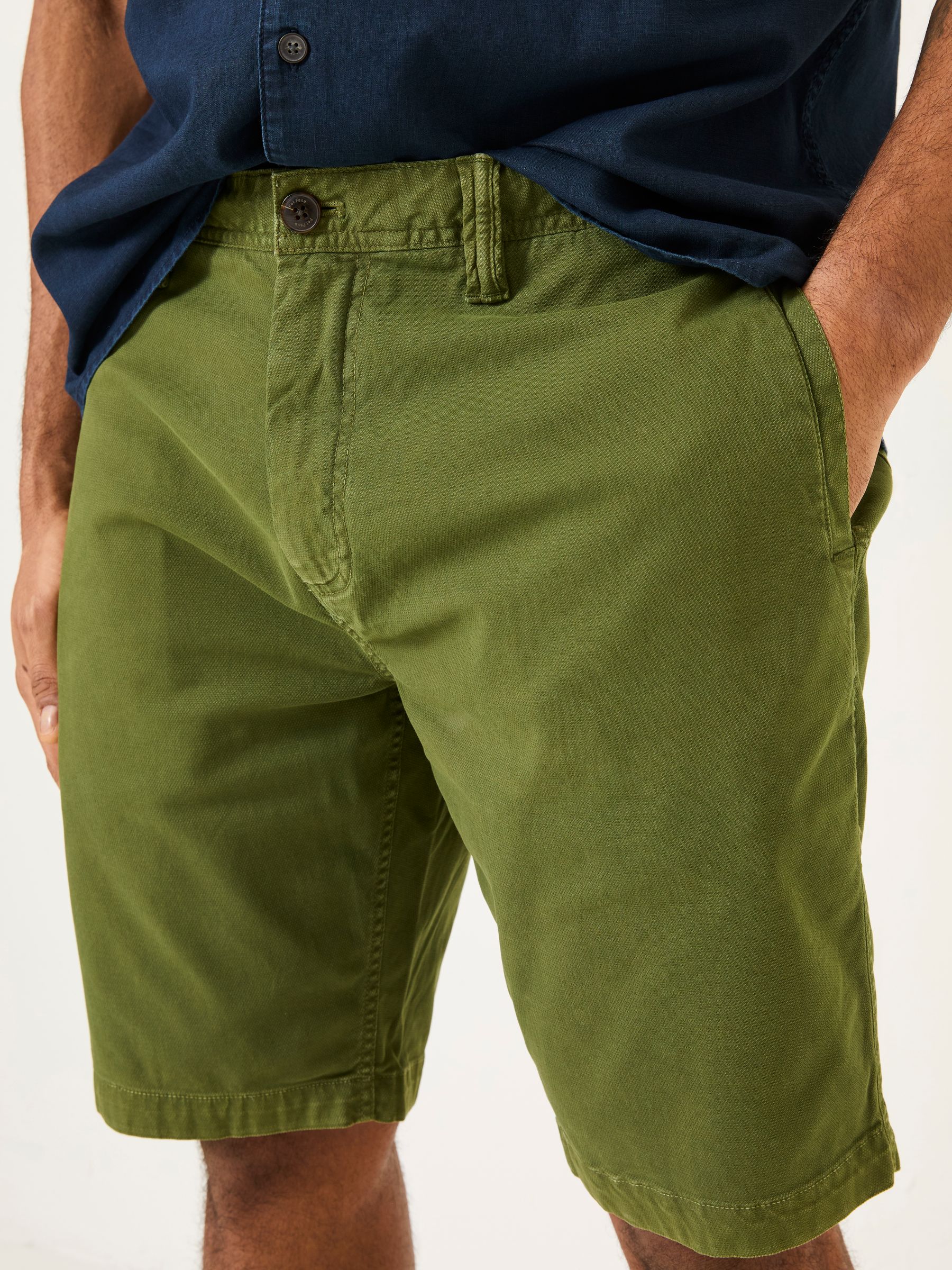 Green Stow Garment Dye Shorts | FatFace