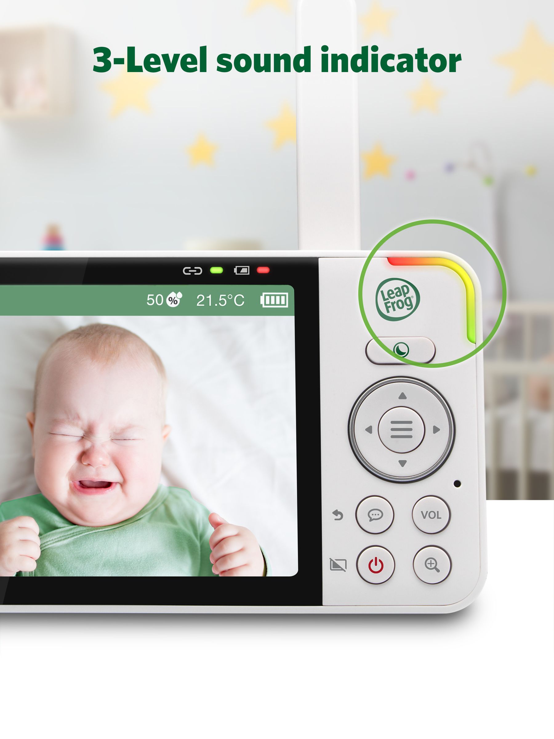 Leapfrog Toys LF915HD 5inch PTZ Video Baby Monitor - Image 5 of 6