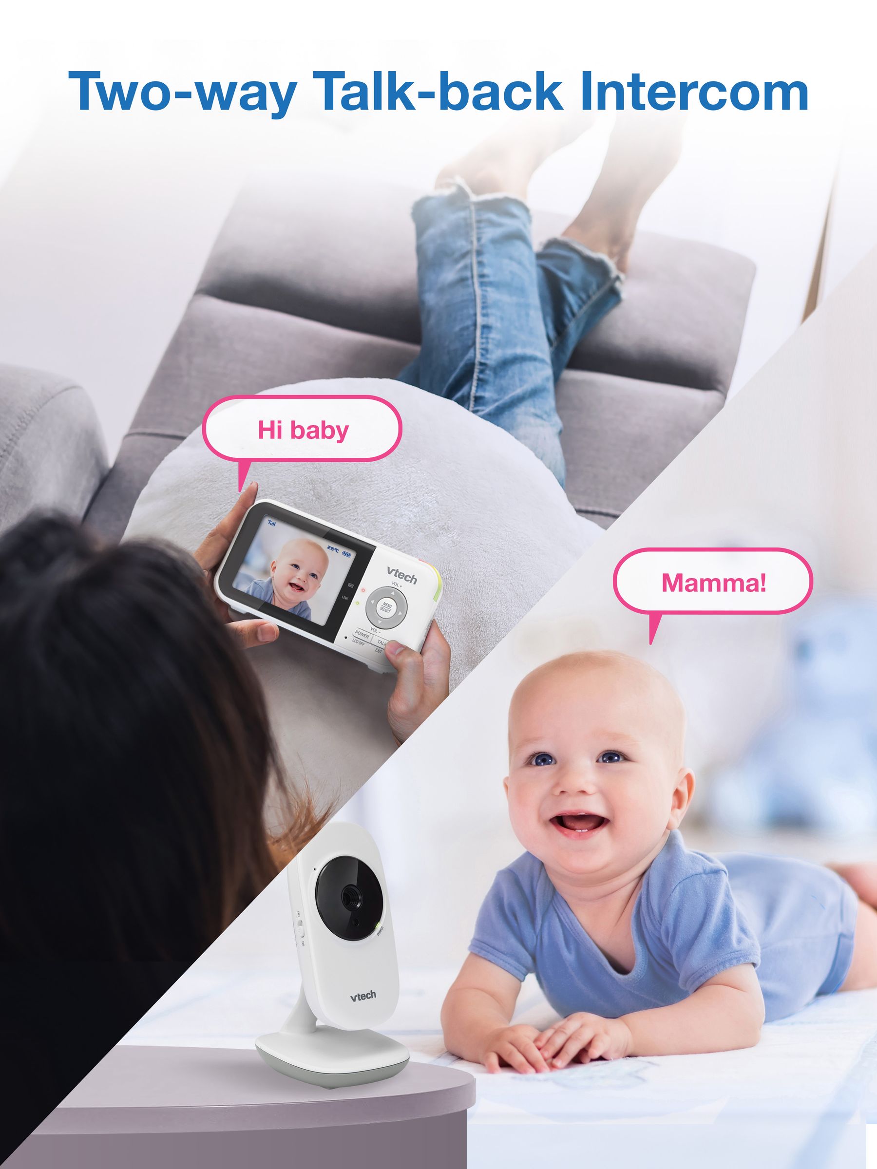 V-Tech VM819 28inch Digital Video Baby Monitor - Image 4 of 6
