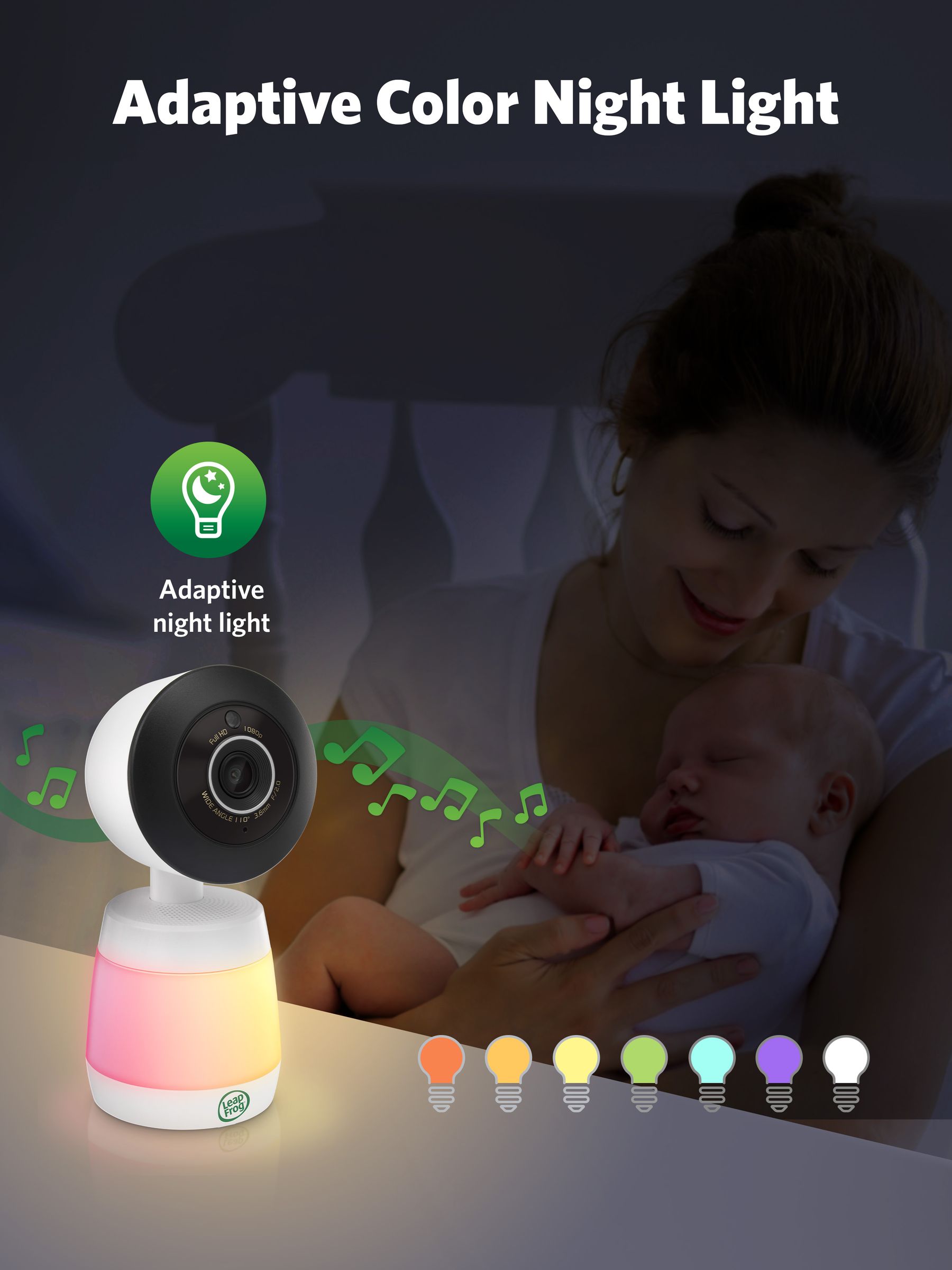Leapfrog Toys LF2936HD Touch Screen WiFi Smart Baby Monitor - Image 5 of 6