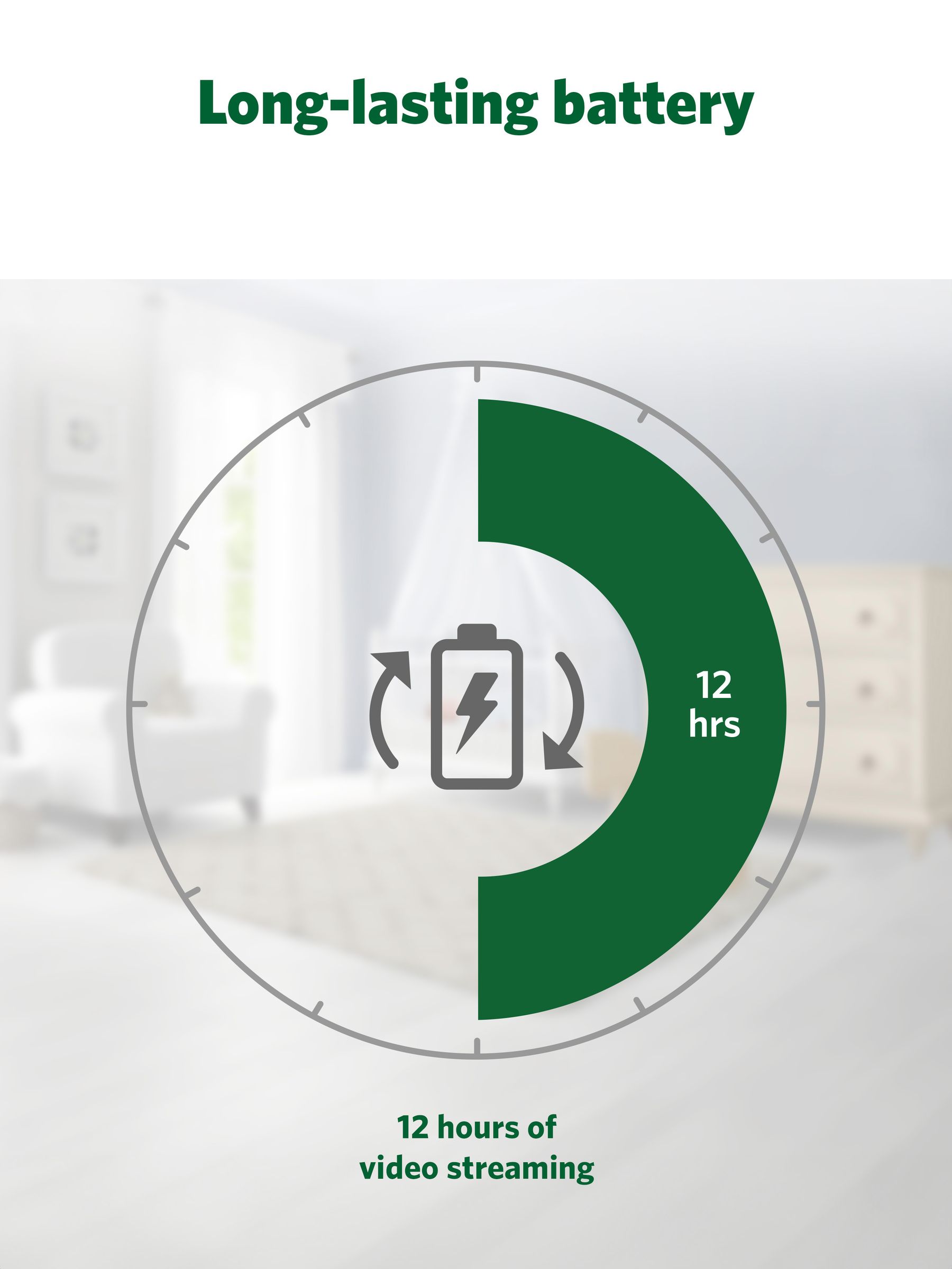 Leapfrog Toys LF2936HD Touch Screen WiFi Smart Baby Monitor - Image 6 of 6