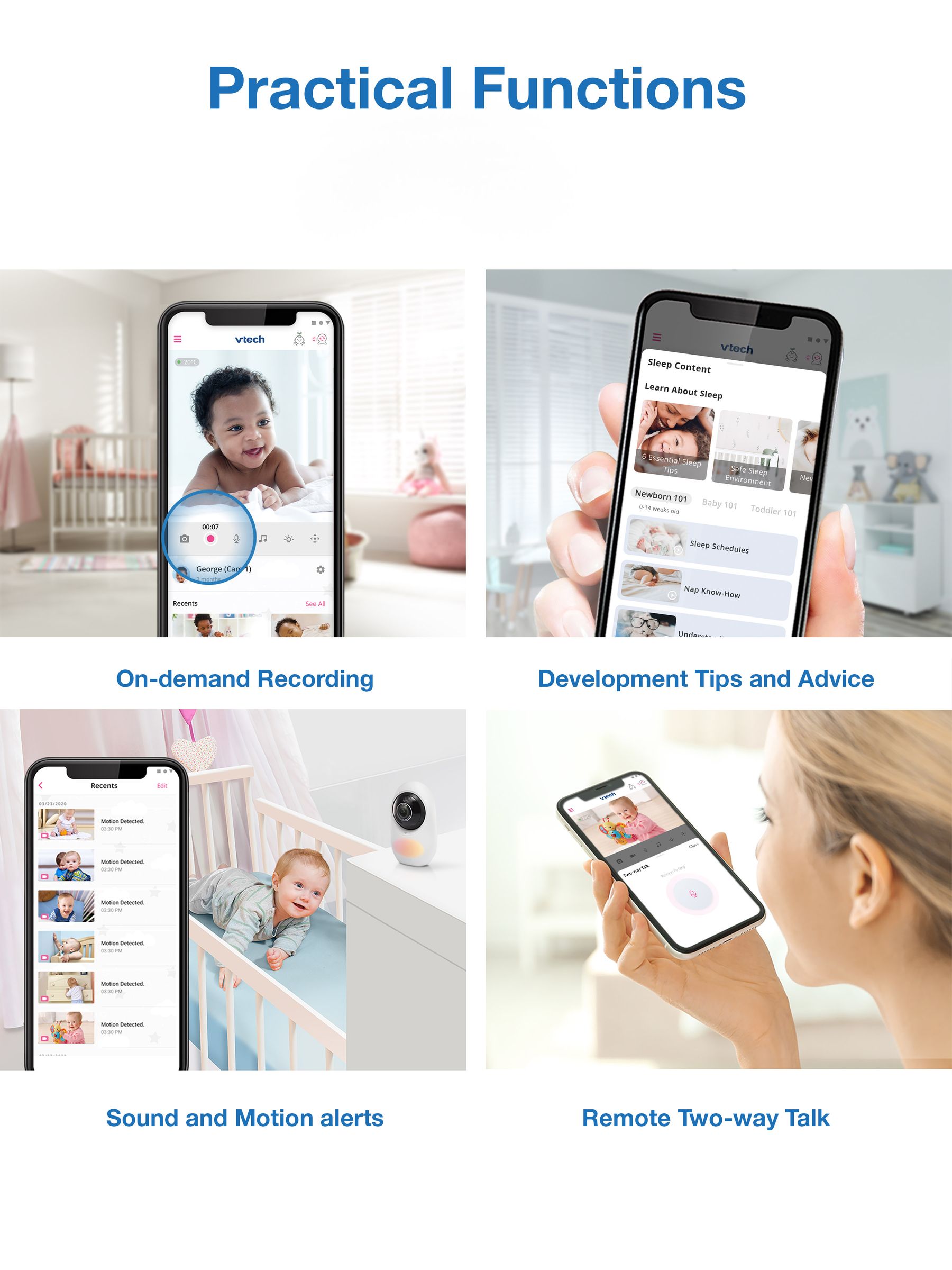 V-Tech RM2751 Smart Wi-Fi Baby Monitor - Image 5 of 6