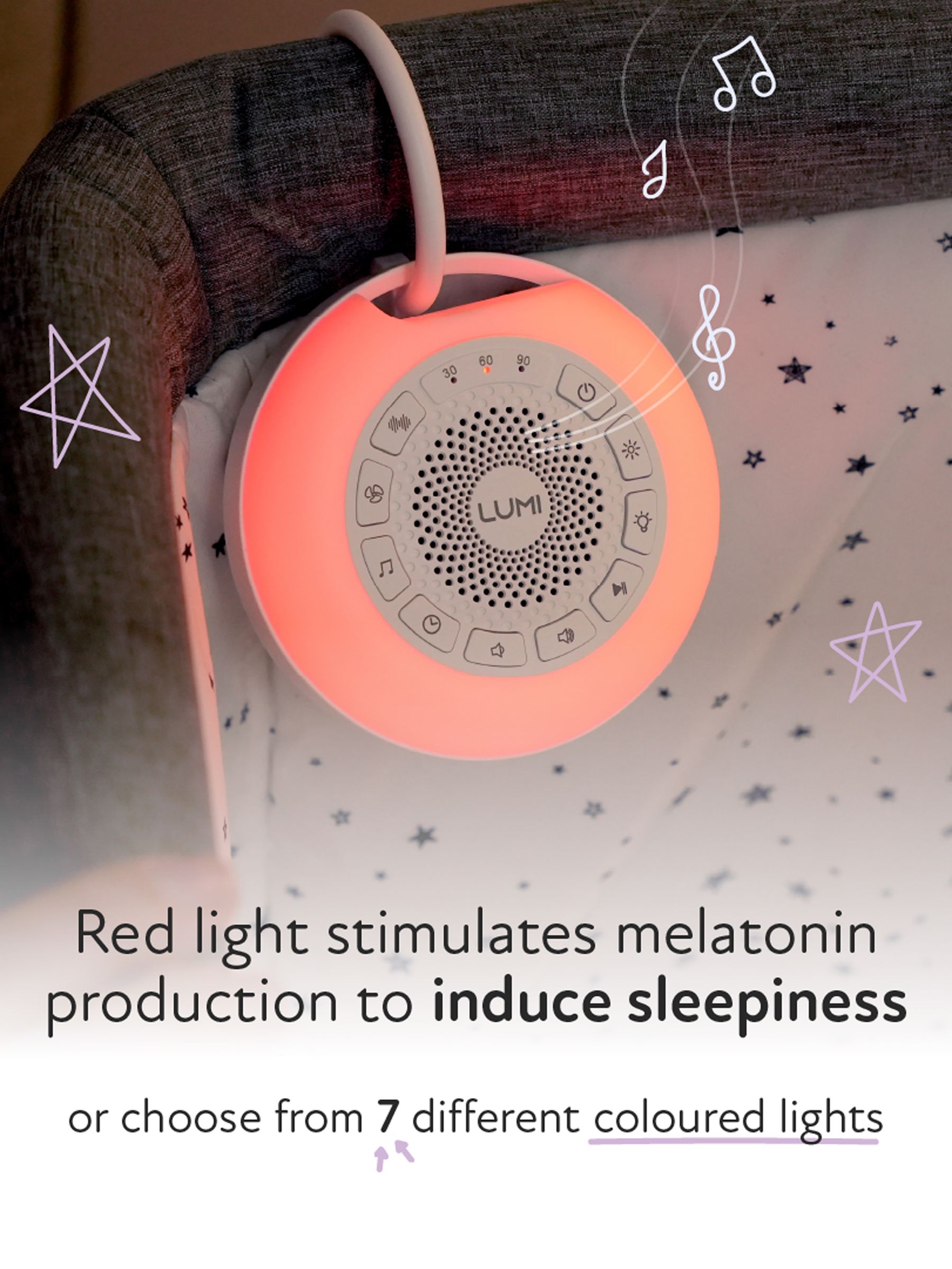 Lumi Portable White Noise Machine Pro Max - Image 2 of 3