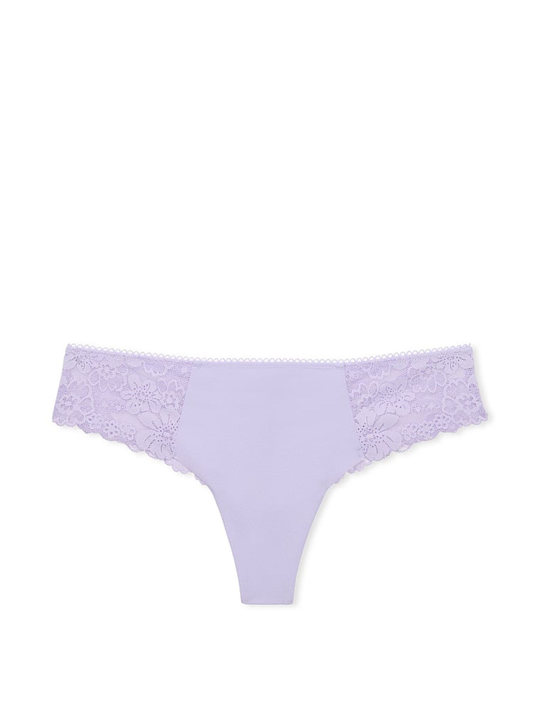 Purple Cloud Lace Thong Knickers - Image 3 of 3