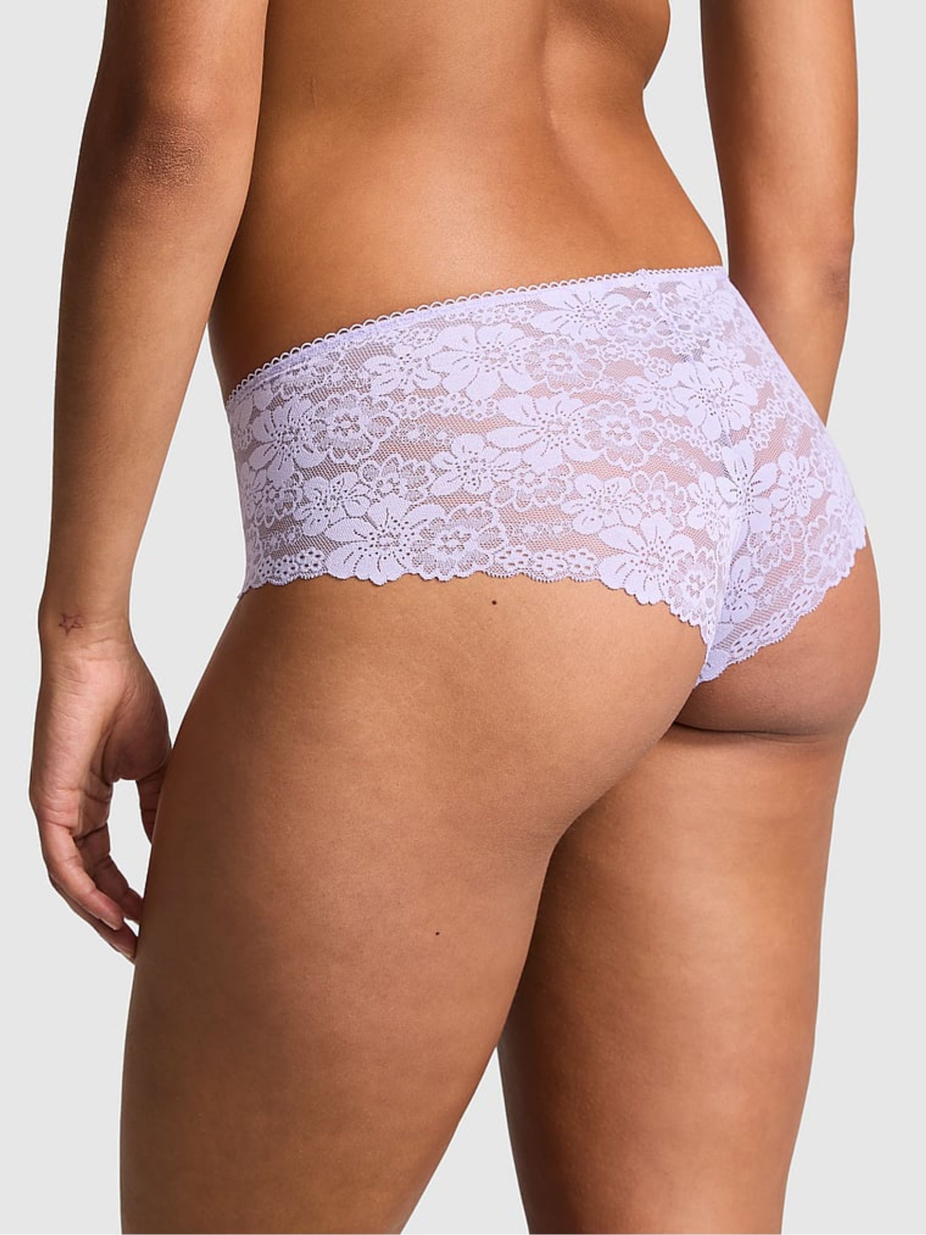 Purple Cloud Lace Cheeky Knickers - Image 2 of 3