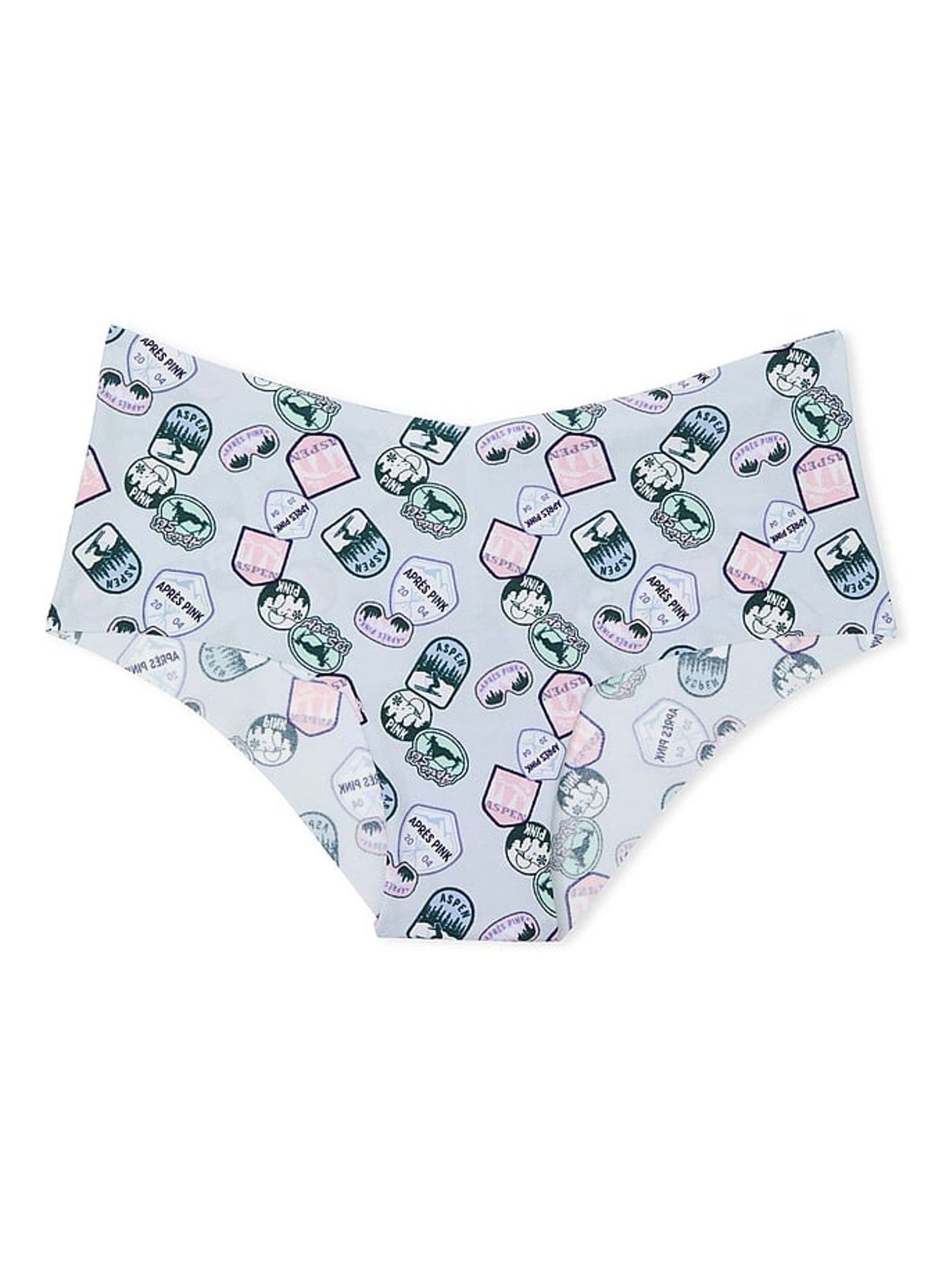 Hydrangea Blue Sticker Print Cheeky Knickers - Image 3 of 3