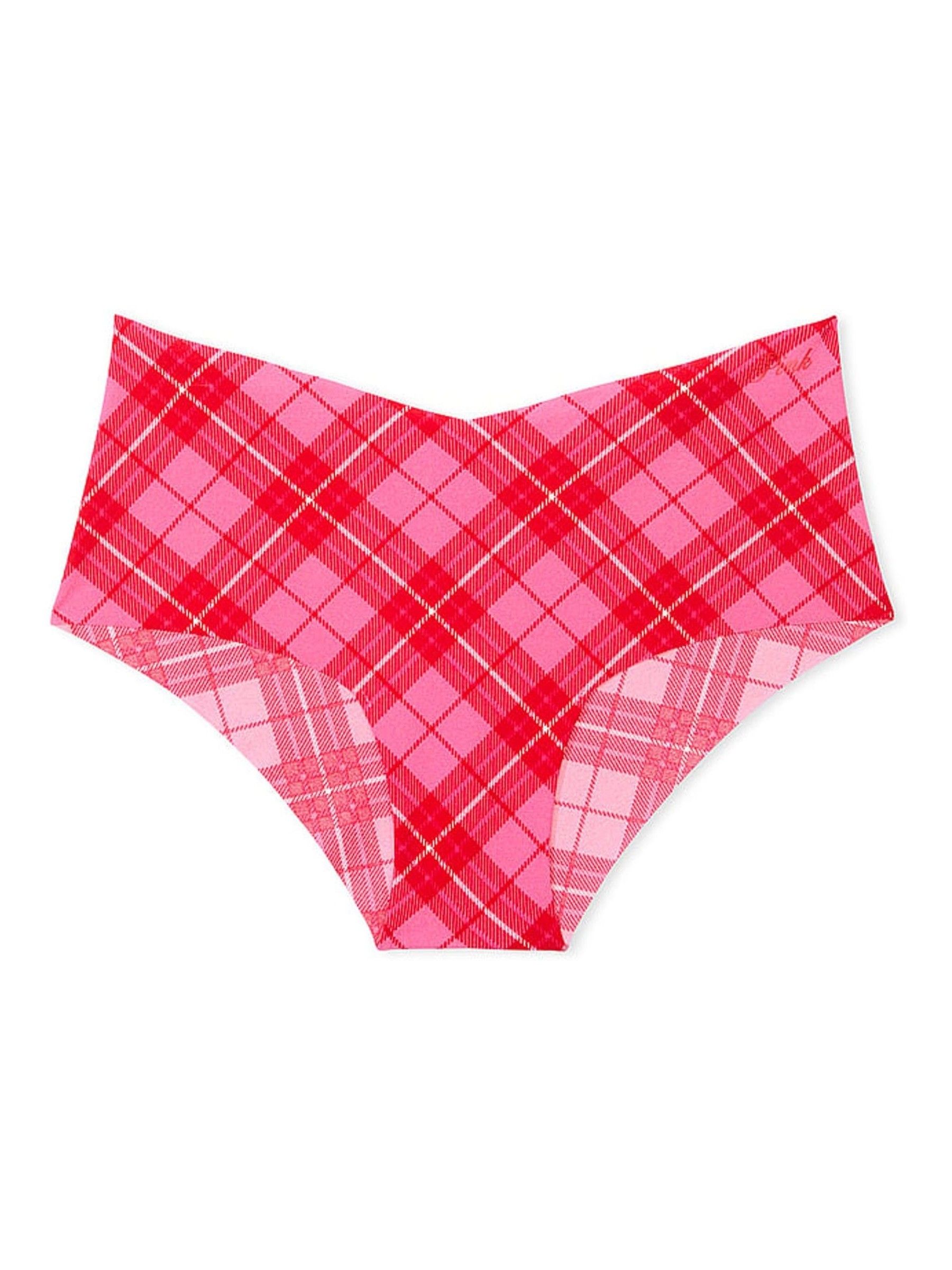 Pink Rose Plaid Cheeky Knickers - Image 3 of 3