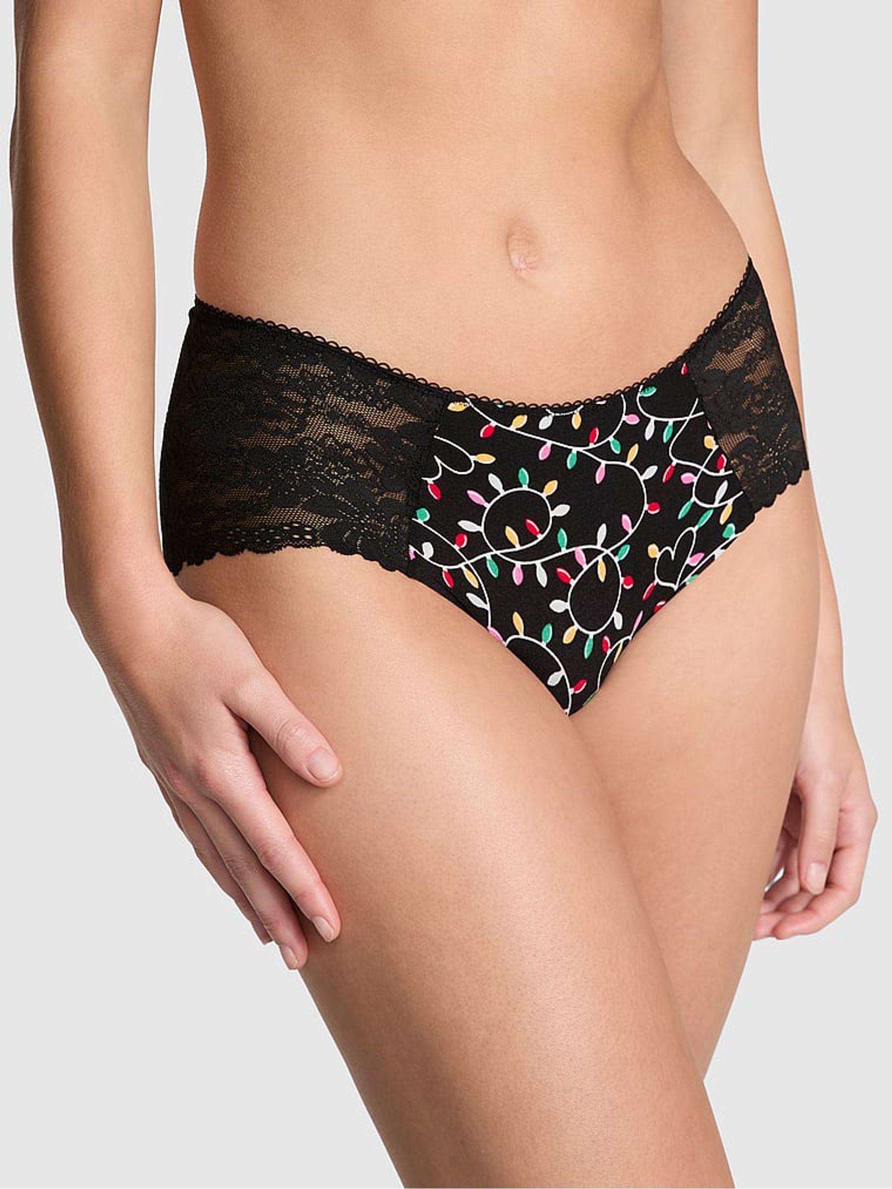 Black Lights Lace Hipster Knickers - Image 1 of 2